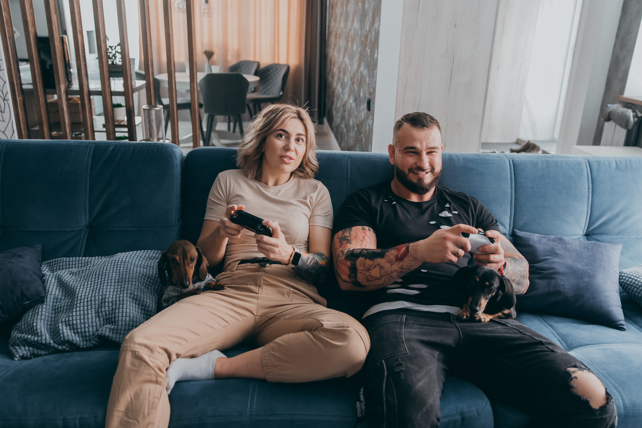 Анжелика & Артём. Дома. + 2 домашних любимца. Свадебный Фотограф Илья Чепайкин. Калининград