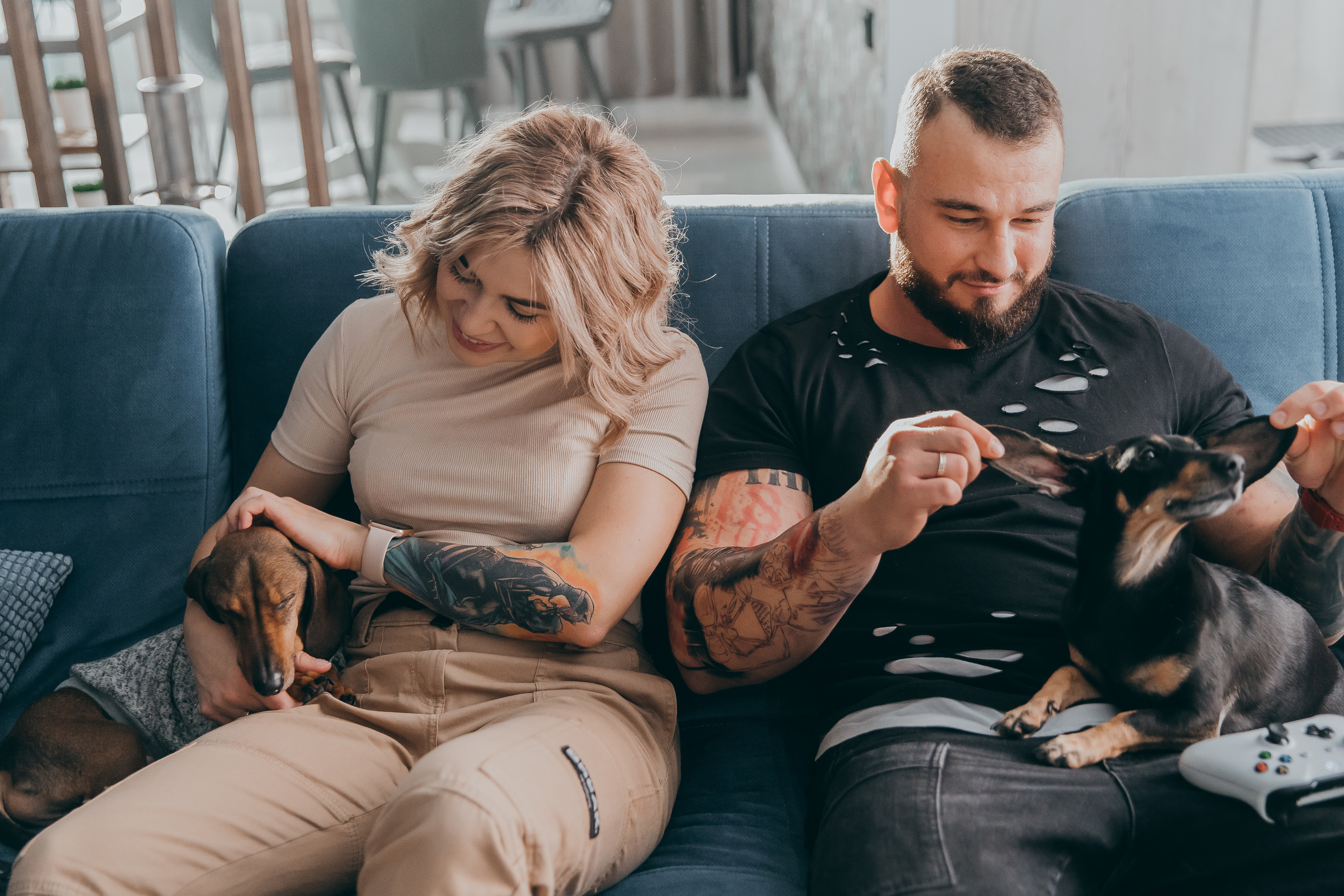 Анжелика & Артём. Дома. + 2 домашних любимца. Свадебный Фотограф Илья Чепайкин. Калининград