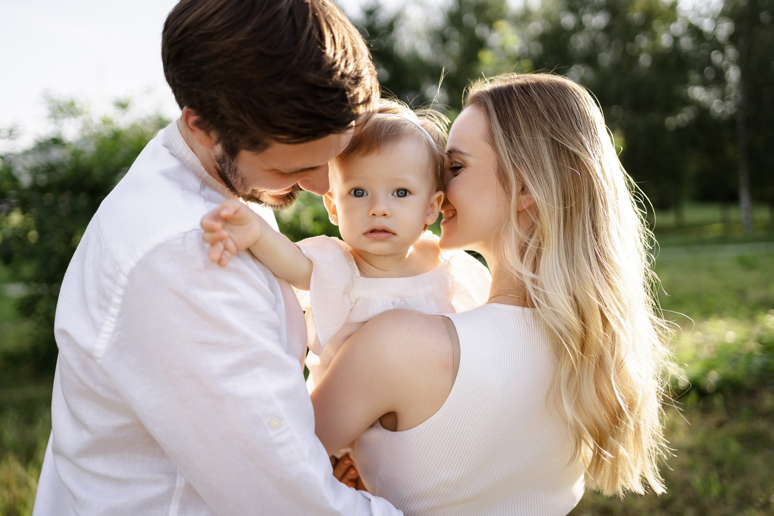 Олеся, Денис и Даниэла. Свадебный фотограф в Москве Яна Деньгина