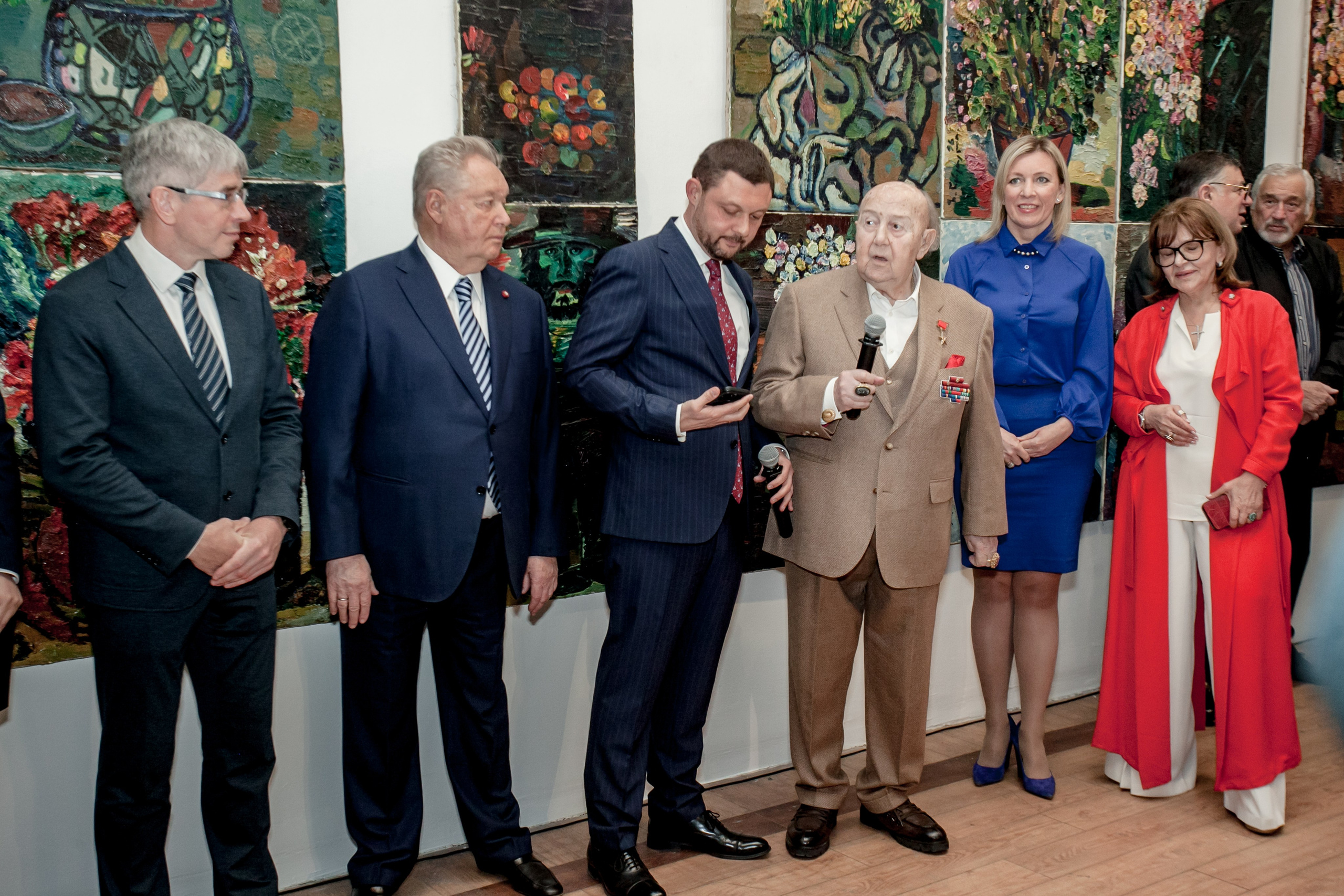 Открытие выставки Зураба Церетели. Art photographer Nino