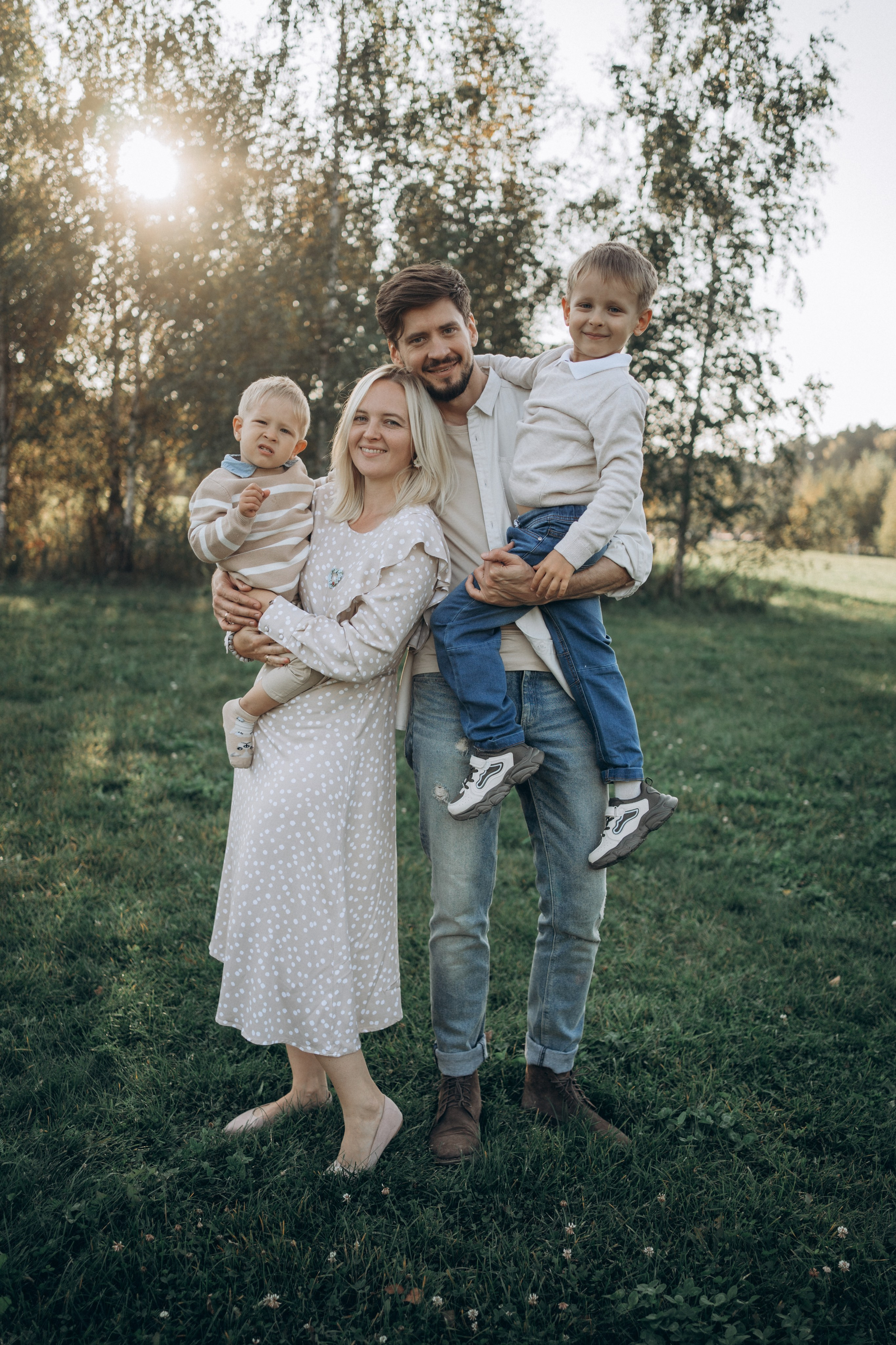 Прогулка в парке. Фотограф новорожденных и малышей до года в Москве Анастасия Соколова