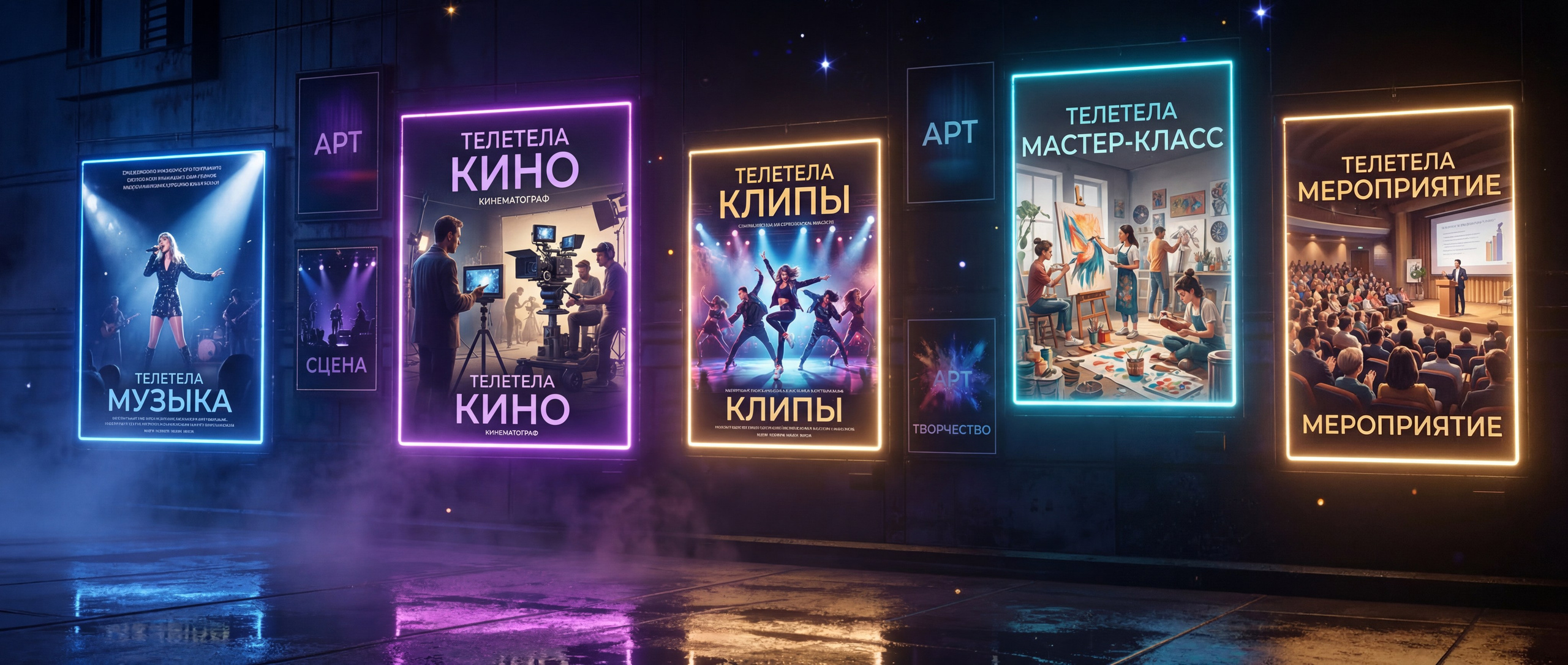 АФИШИ, ОБЛОЖКИ. ТЕЛЕТЕЛА • кино • клипы • образы • звук • смысл