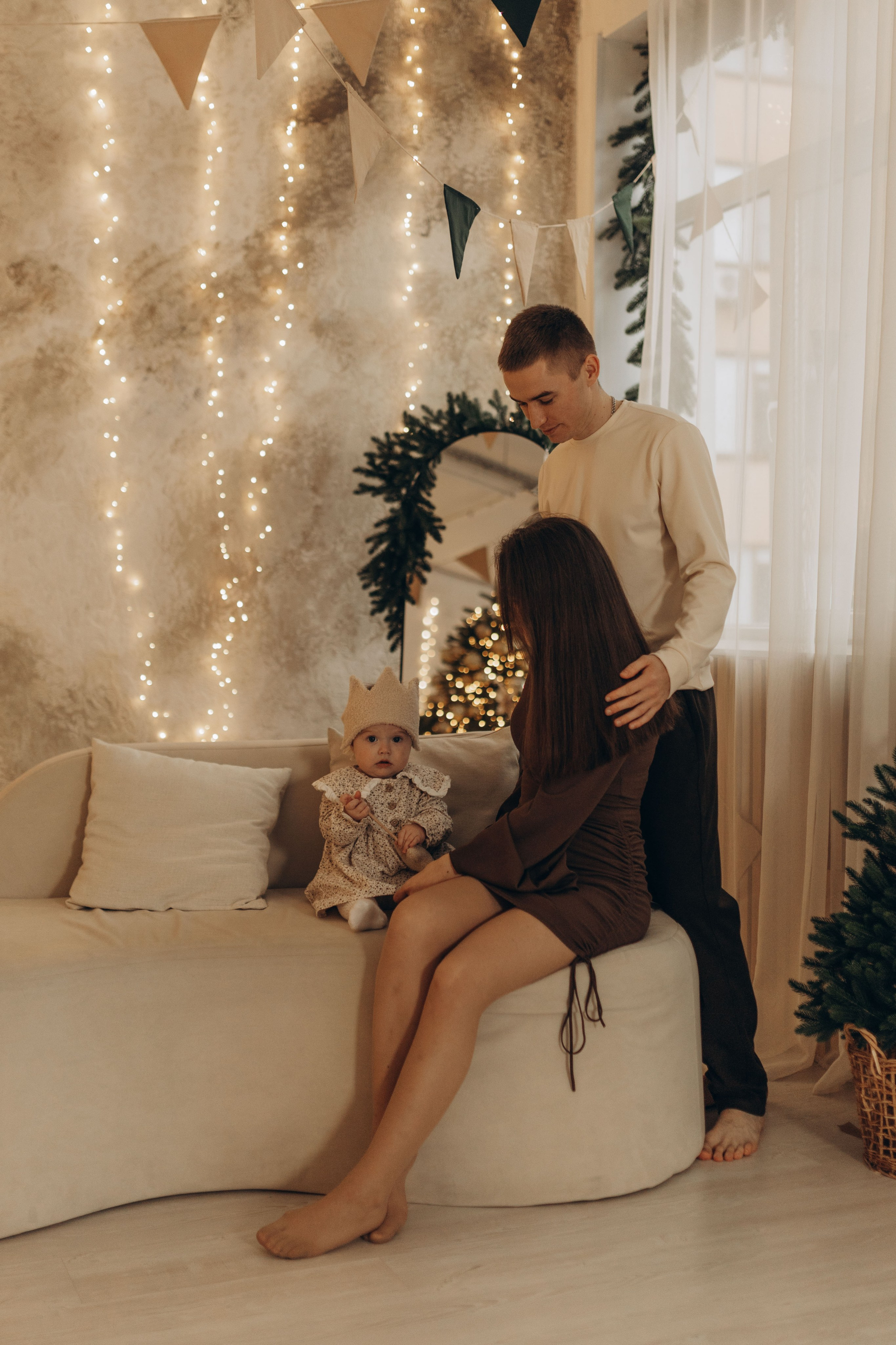 Новогодняя история Дмитрия, Полины и Анюты. Фотограф в Ставрополе Svetlana Matveeva