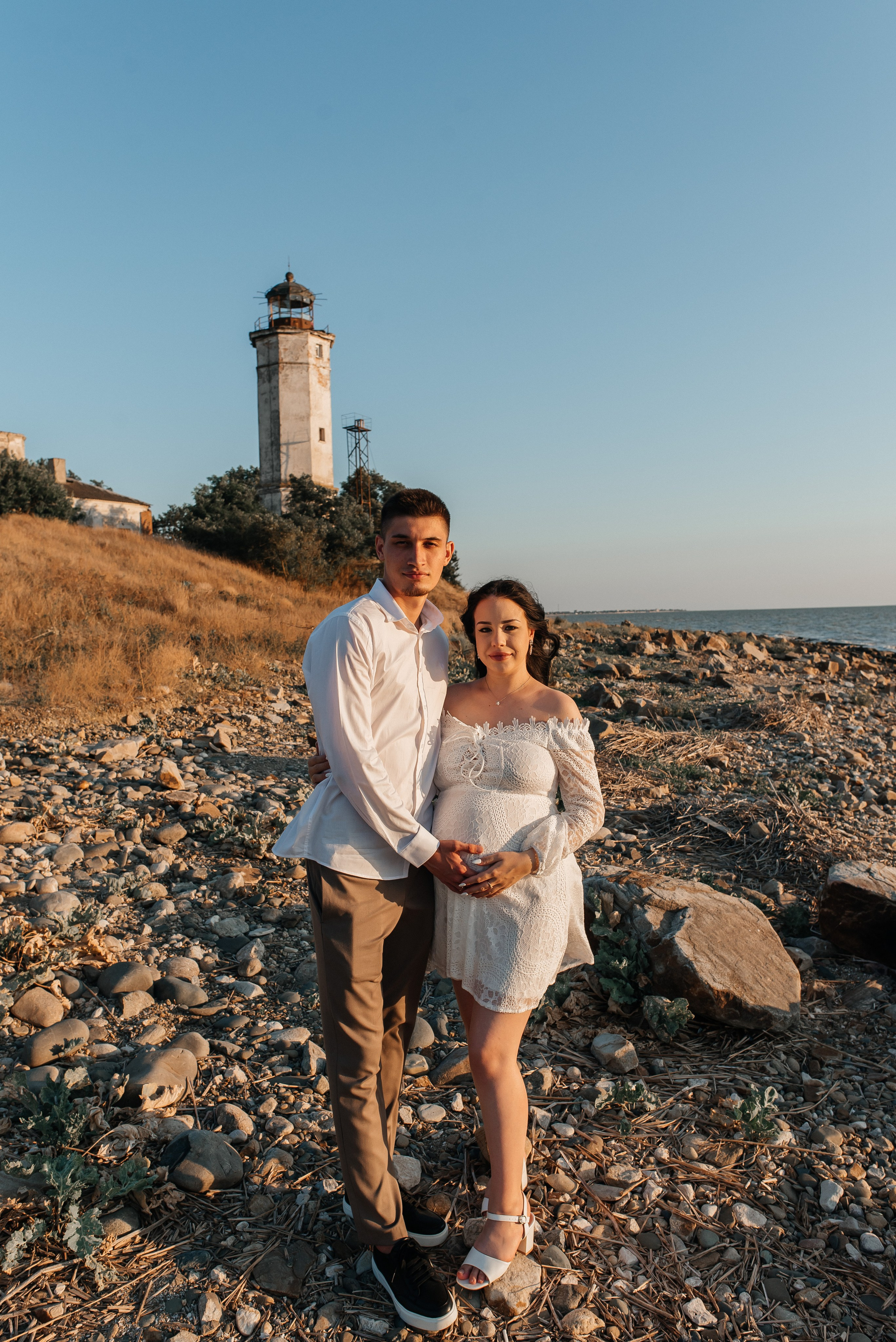 Свадебная прогулка на маяке. Детский и семейный фотограф выпускной альбом Приморско-Ахтарск