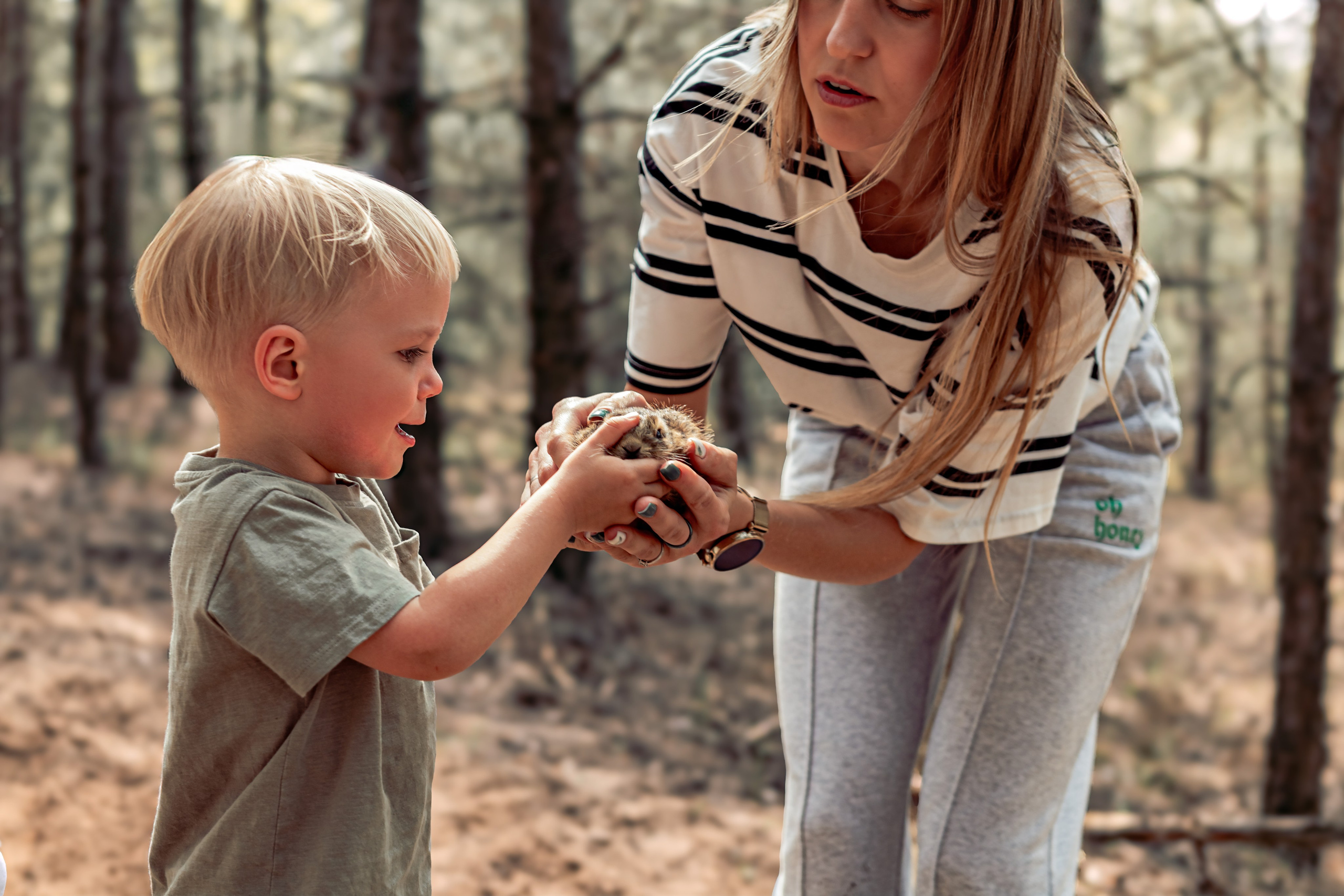 Семейная фотосессия за городом, в лесу , прогулка