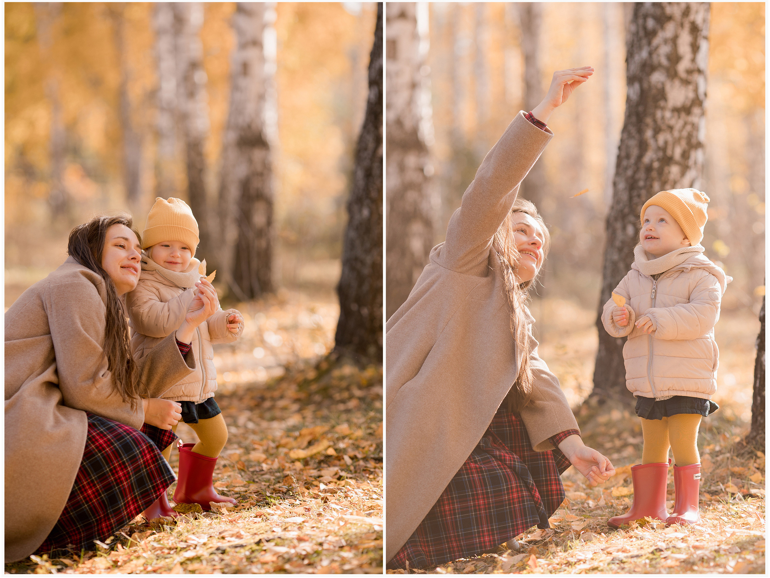 Прогулка в лесу. Семейный фотограф в Пензе Мария Левина