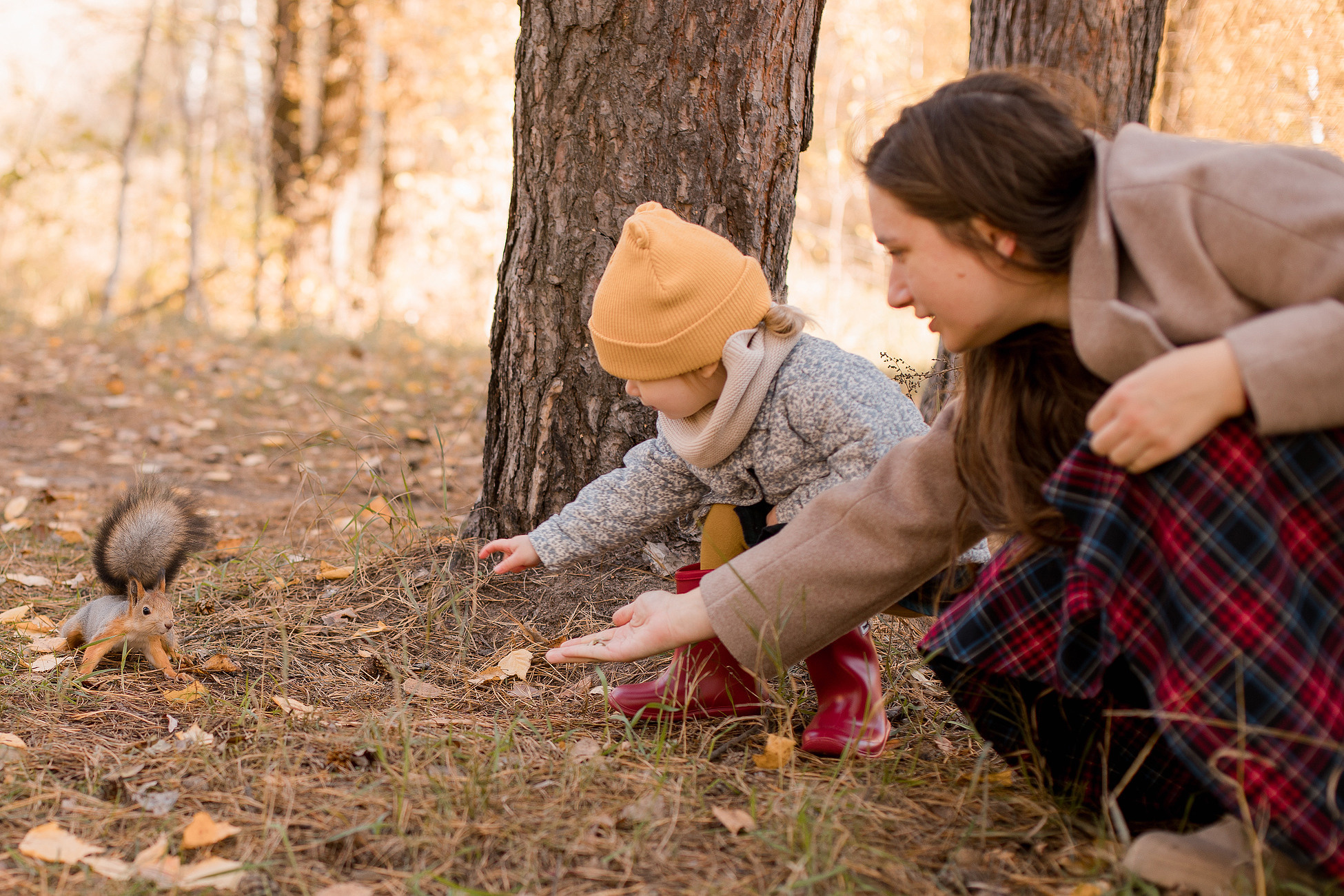 Прогулка в лесу. Семейный фотограф в Пензе Мария Левина