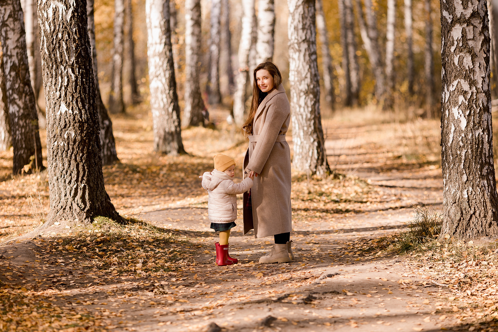 Прогулка в лесу. Семейный фотограф в Пензе Мария Левина
