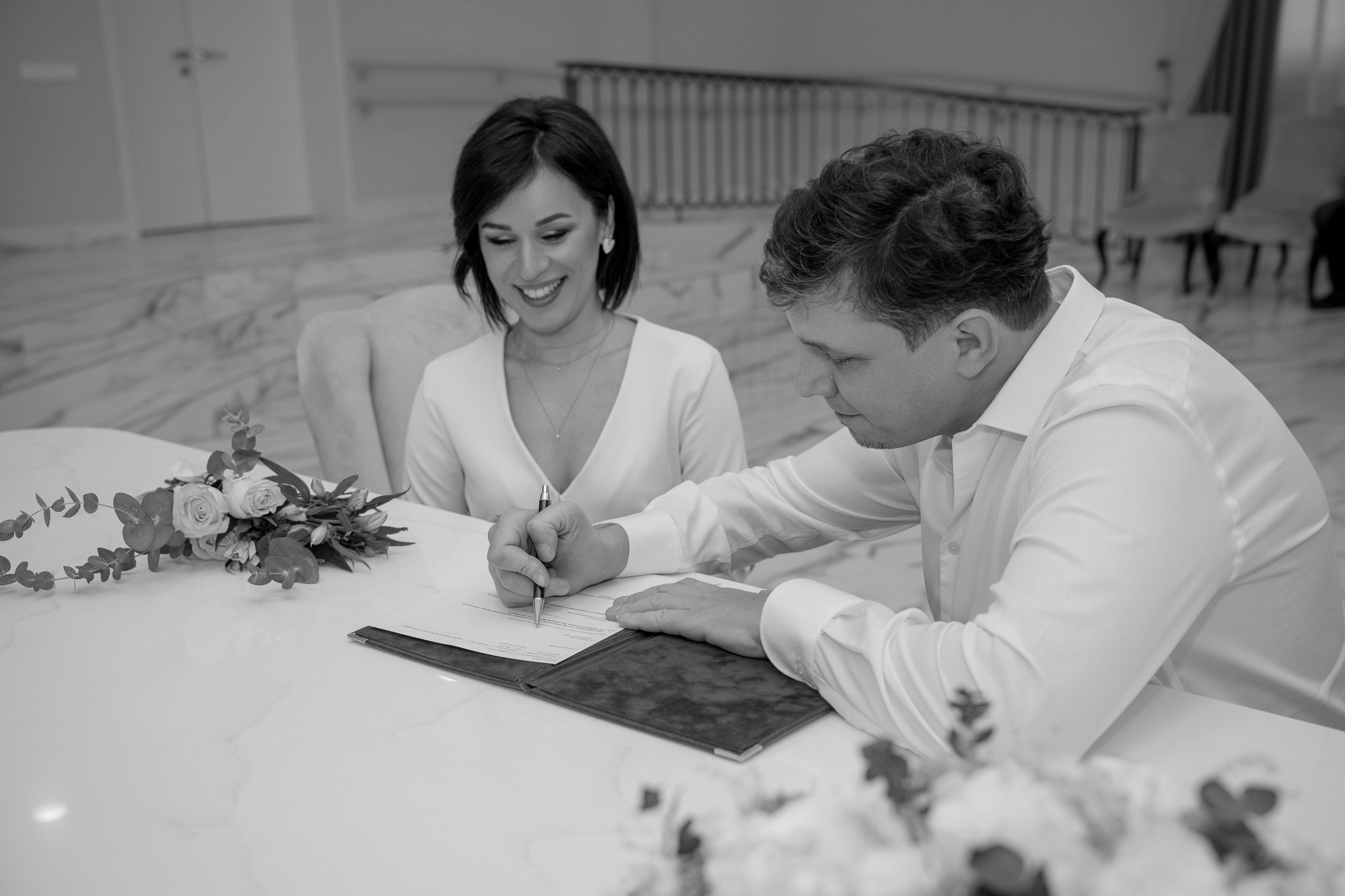 Фотосессия в загсе. Портретный фотограф Олеся Владимирова в Москве