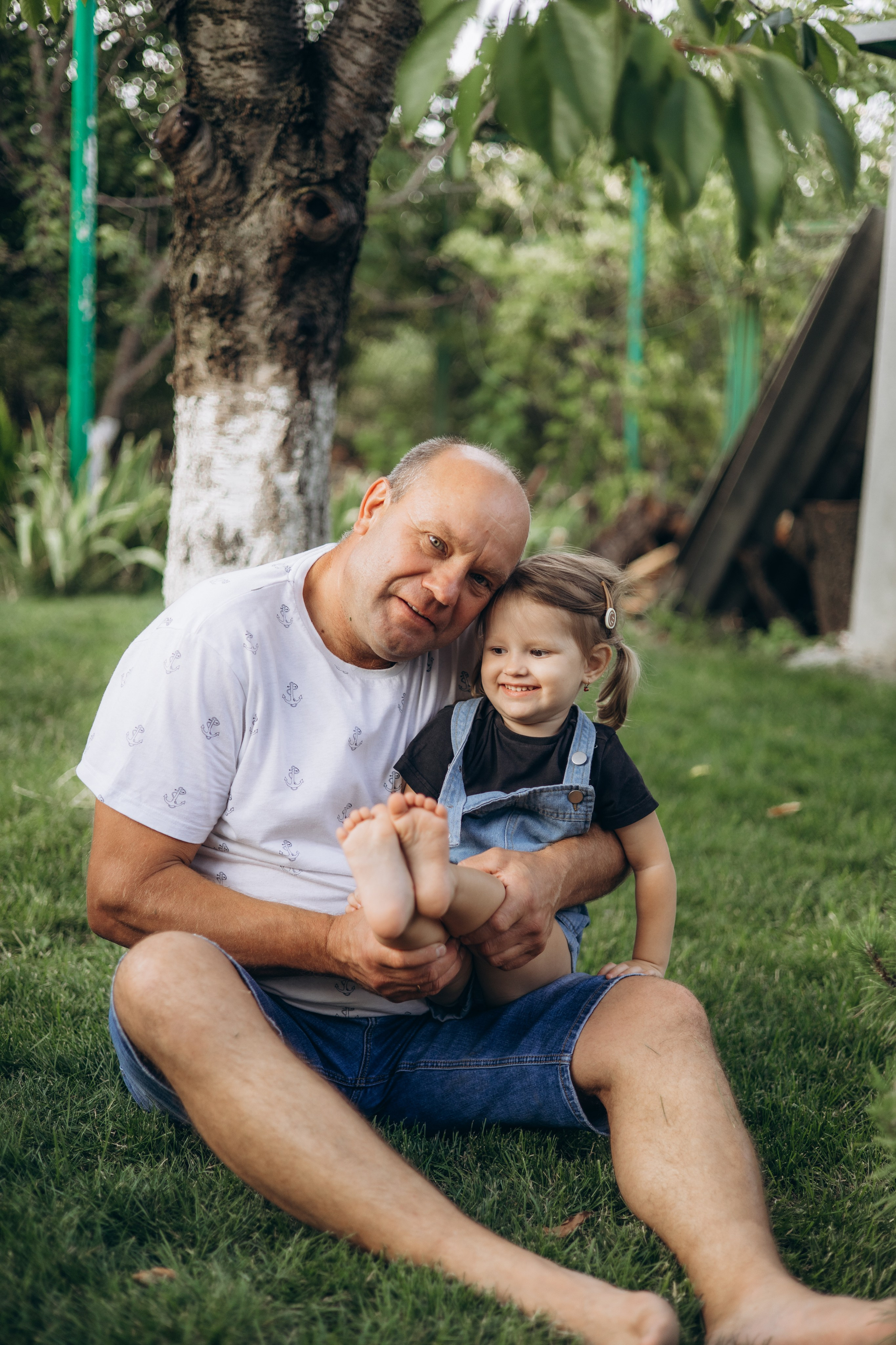 В гостях у бабушки с дедушкой. Фотограф Алевтина Матешук