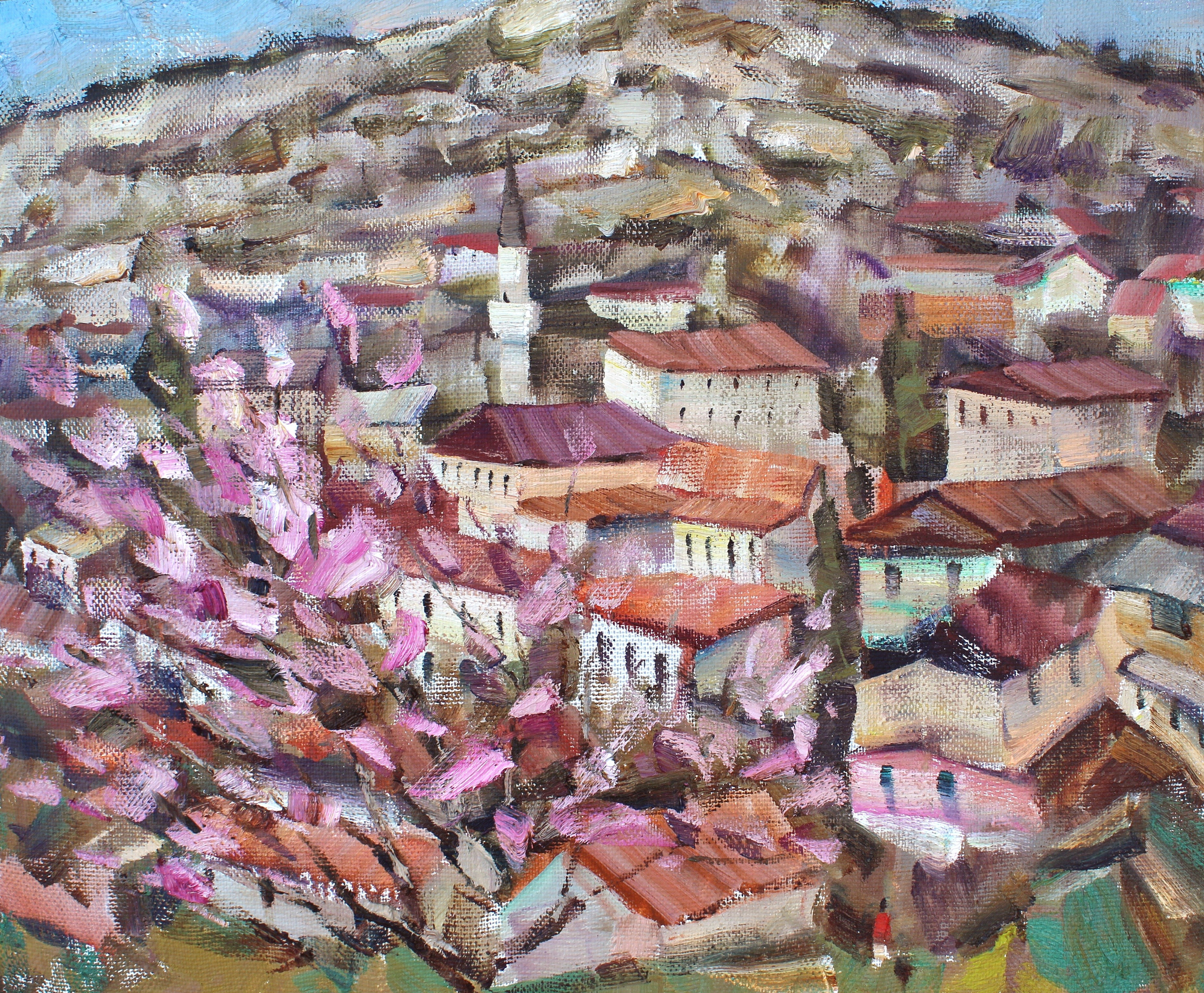 "Бахчисарай". 2025. Холст, масло. 50х60 см. Цена: 25000 руб. (в частной коллекции)