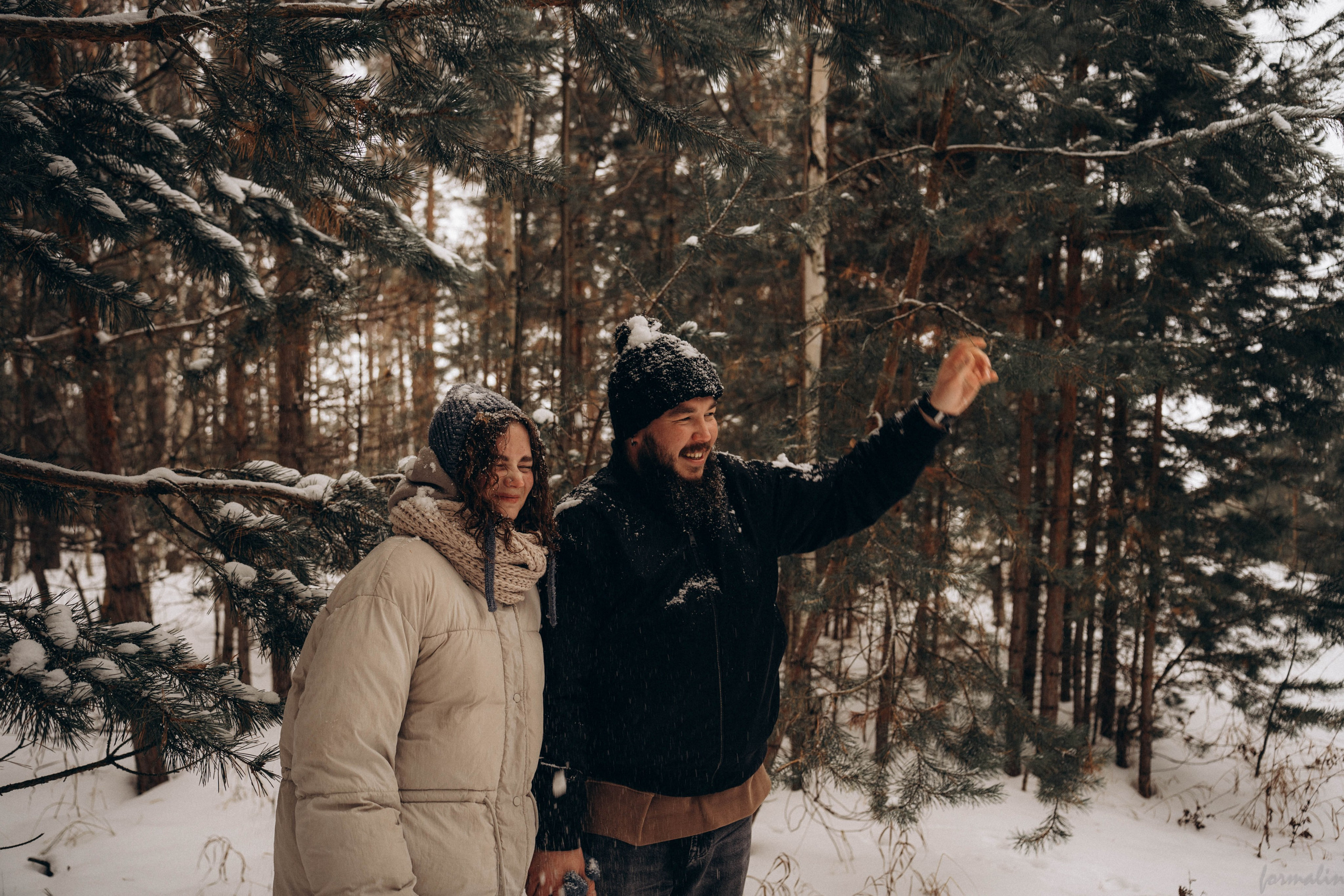 Романтичный снегопад. Алиса Никитцова | Фотограф в Казани