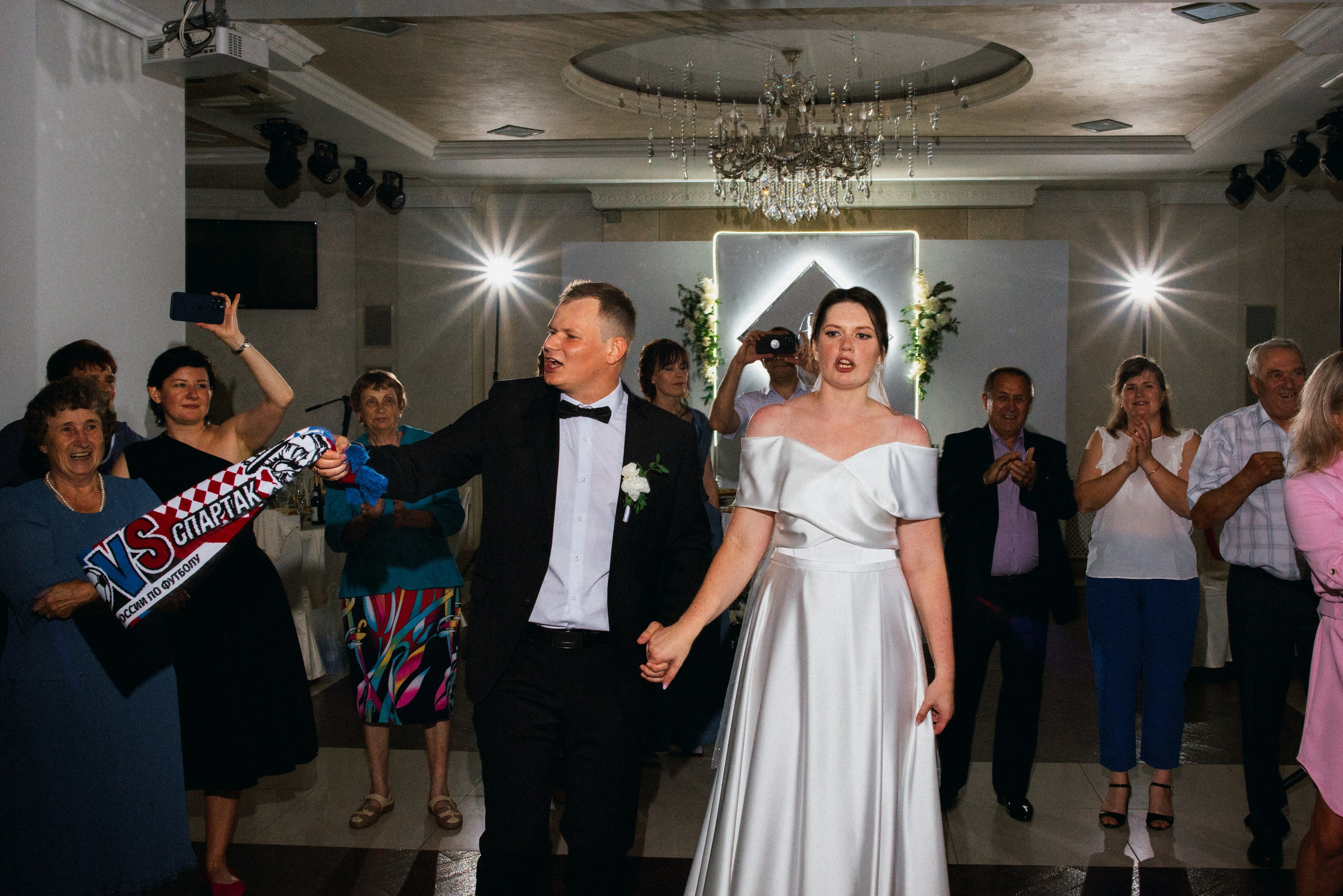 Свадебная съемка (съемка банкета). Свадебный фотограф — фотограф на свадьбу в Воронеже — Свадебное фото
