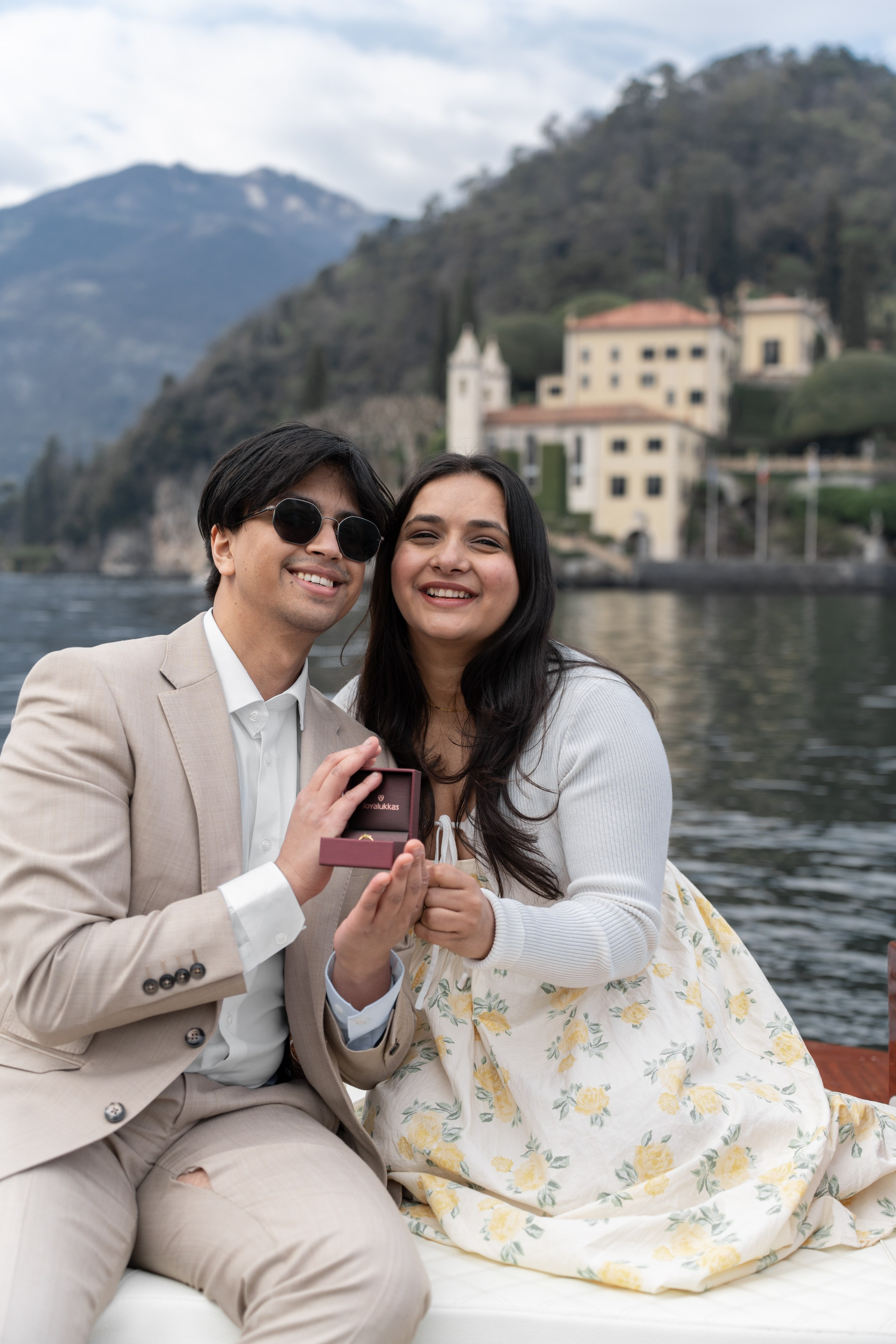Addy & Fiance. Maria Anistratova | Destination Photographer, Videographer & Drone Pilot — Lake Como