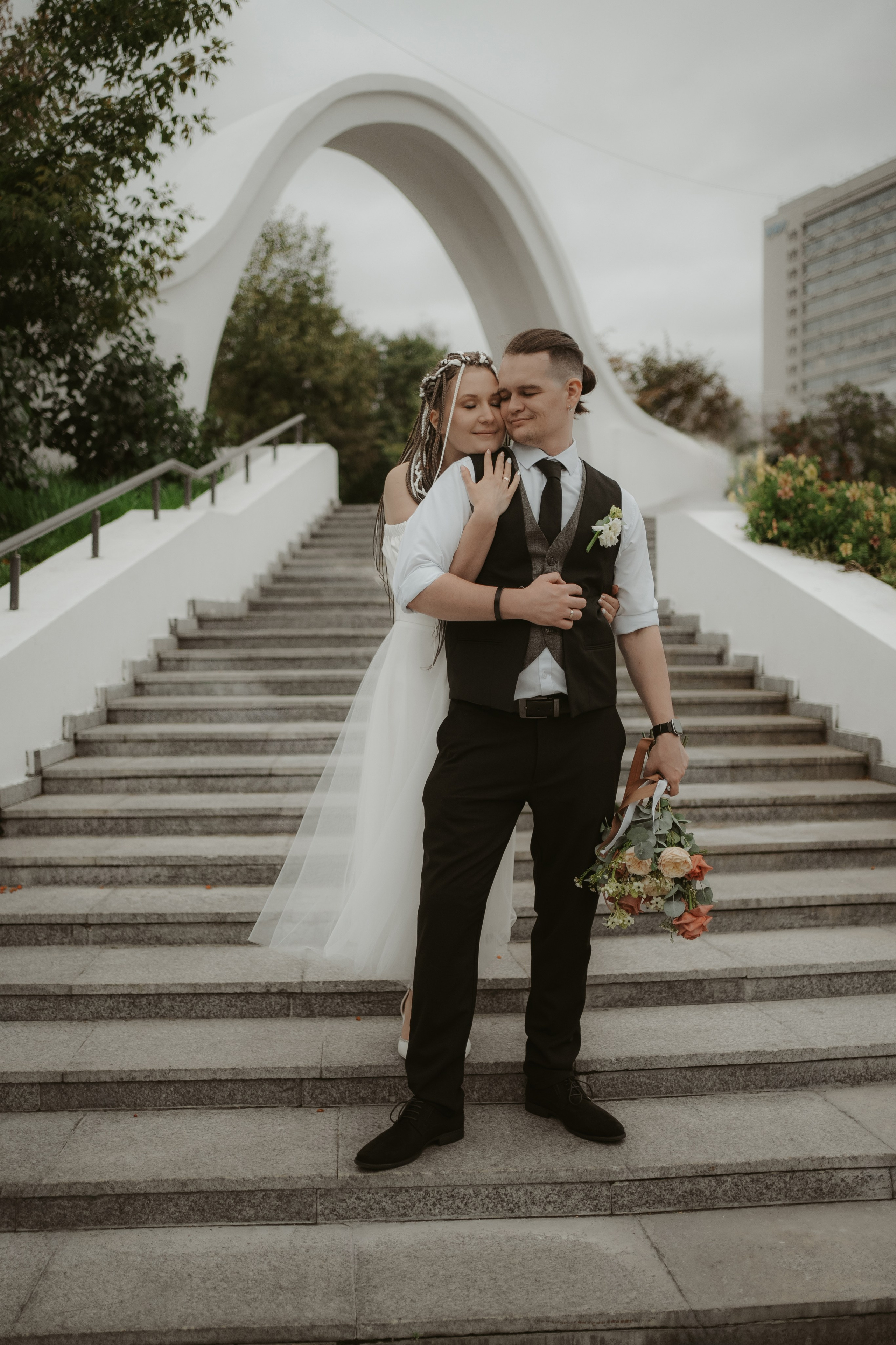 Женя и Рита, свадебная прогулка по Казани. Портретный фотограф в Казани, Красной Поляне и Сочи Анна Кузнецова