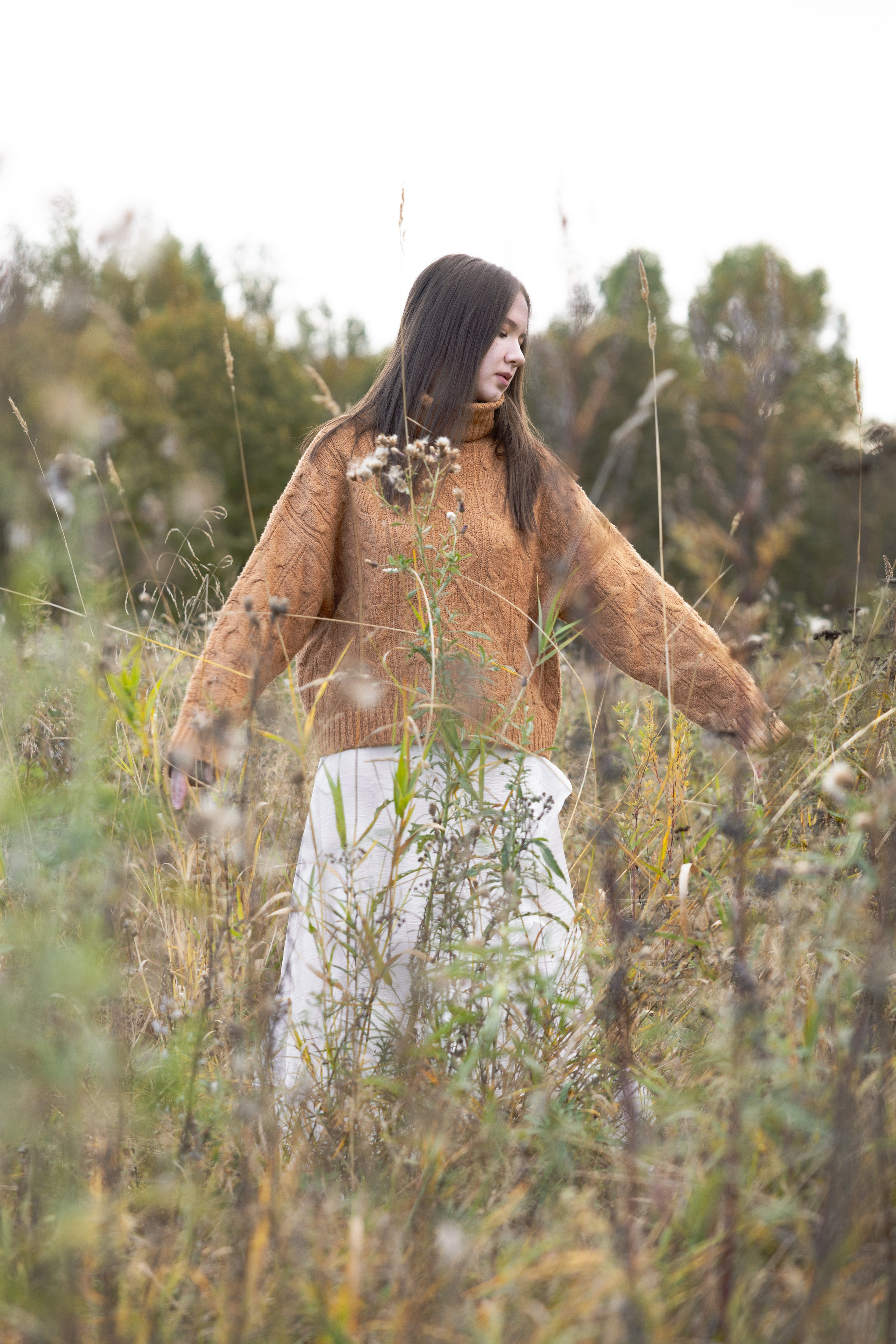 Прогулка в поле осенью. Фотограф в Санкт-Петербурге Вагнер Юлия