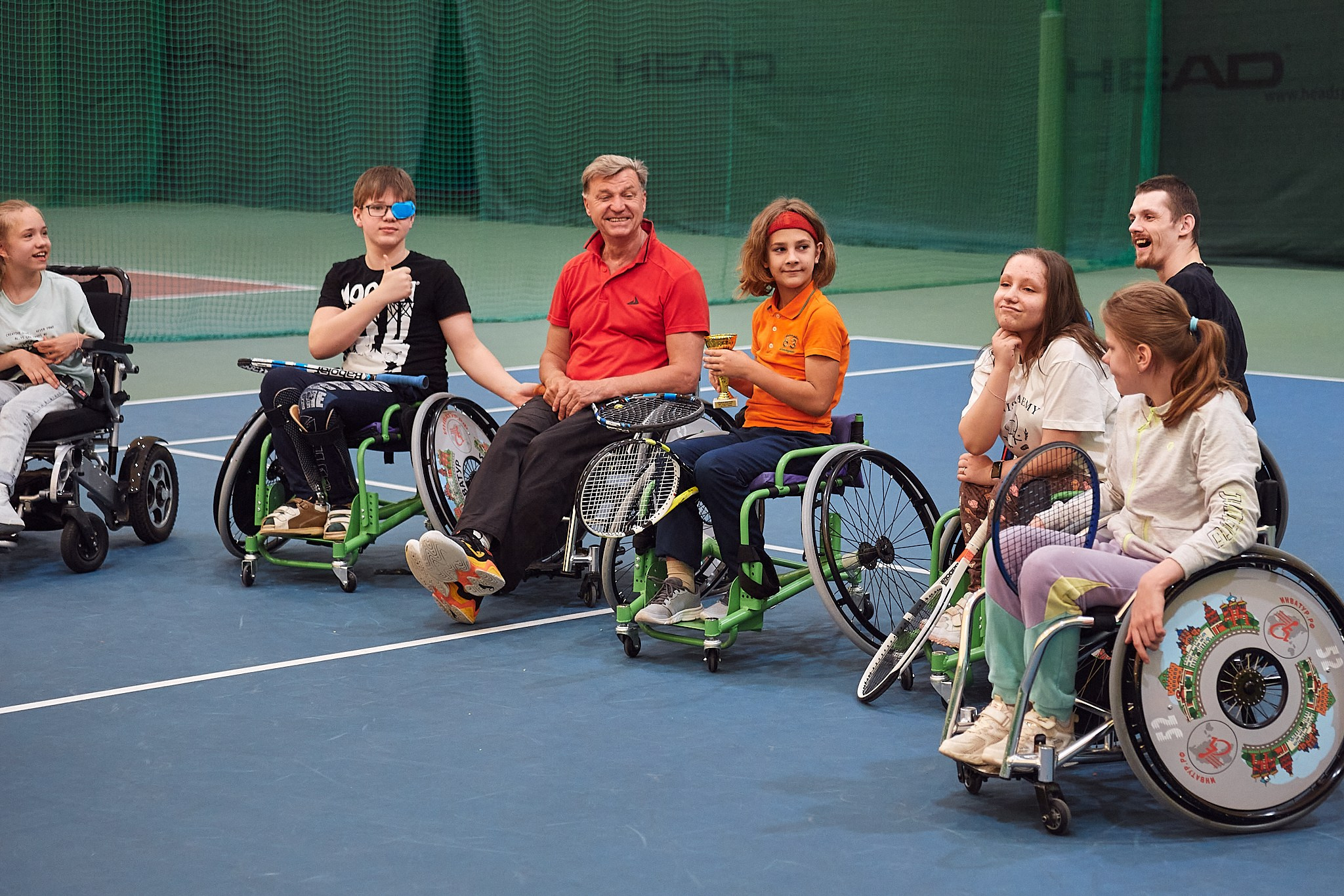 Тренировка теннис на колясках / АНО «Второе дыхание». Антон Артюшин, портретный фотограф. Москва
