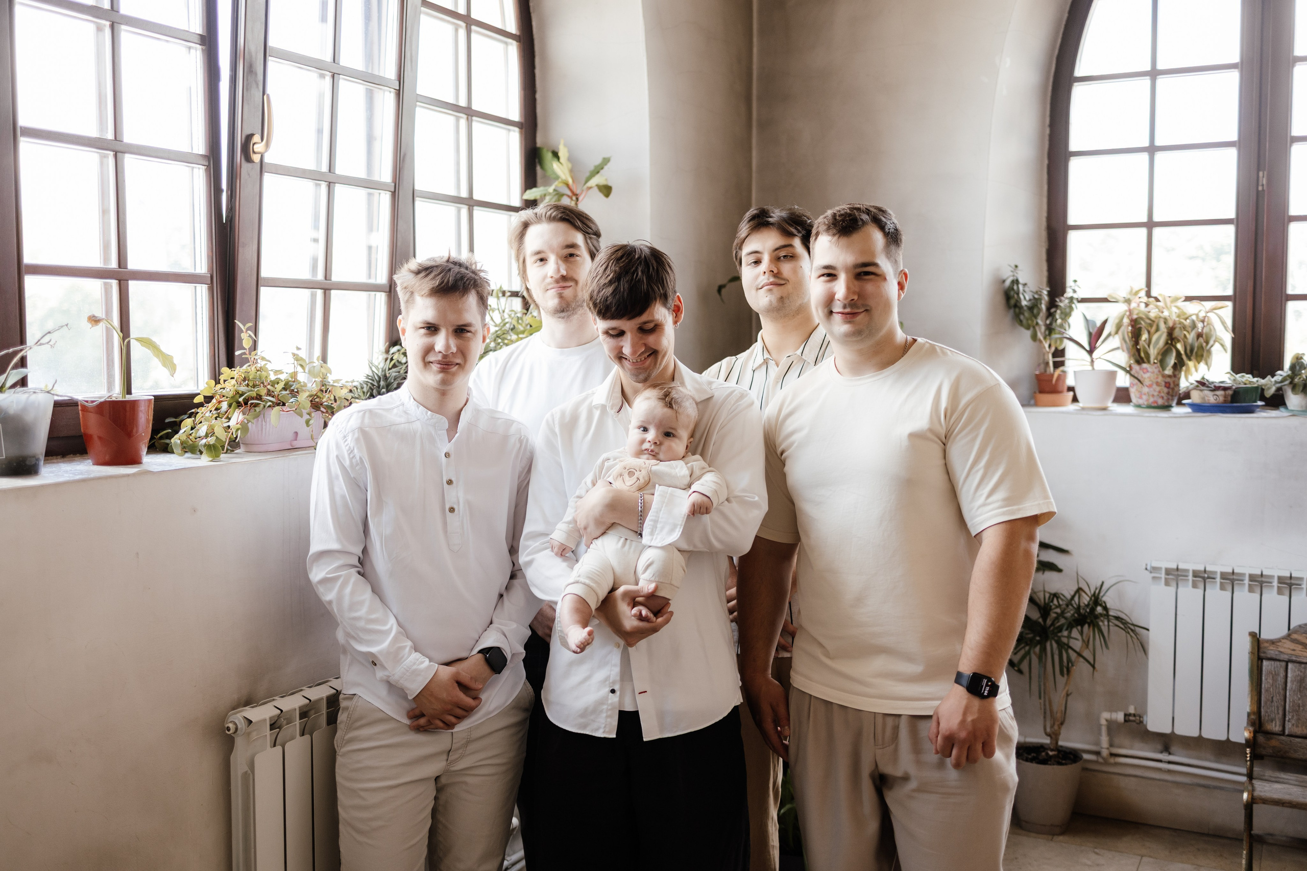 Таинство Крещения Саши. Фотограф новорождённых Newborn Москва