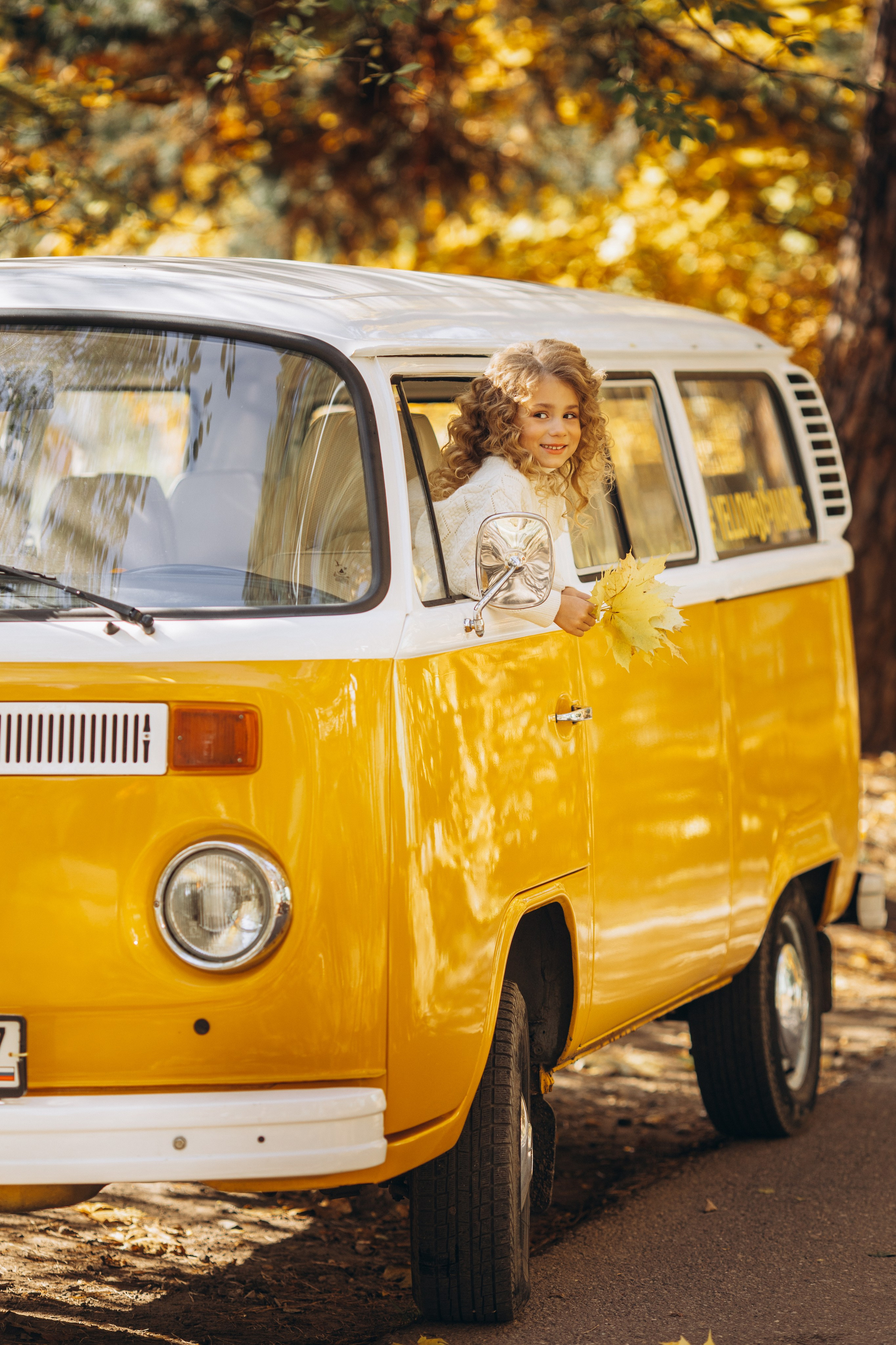 Ретро автобус. Свадебный и семейный фотограф Москва и Московская область