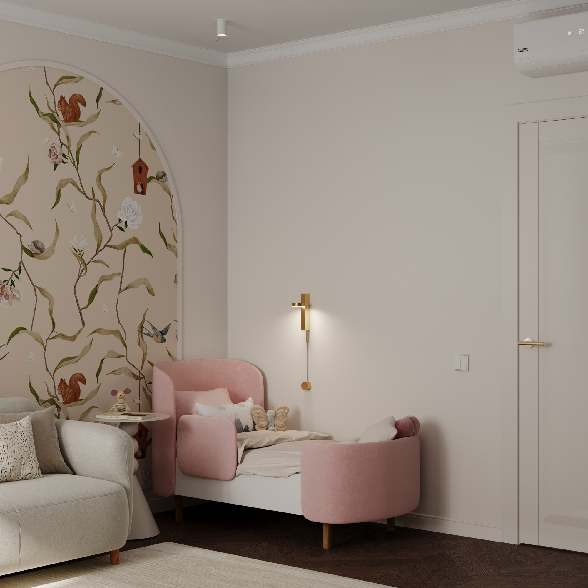 Дизайн Зотова Ксения|Детская Мукомольный пр-зд. Интерьерная 3D визуализация