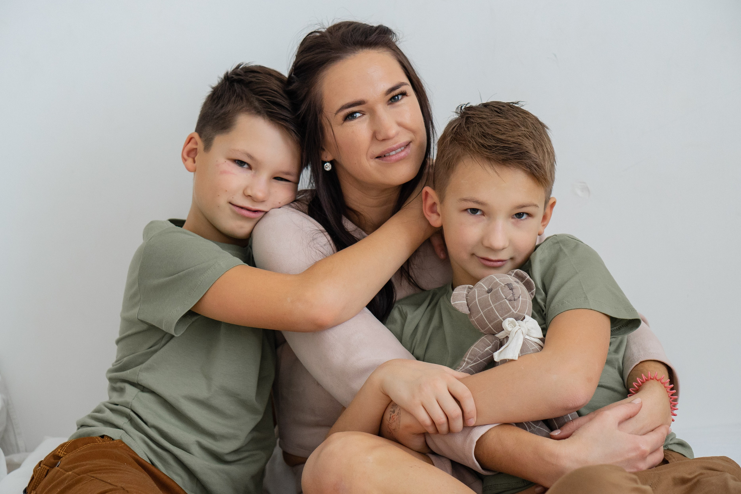 Семья Н. в фотостудии. Фотограф Ольга Игорева