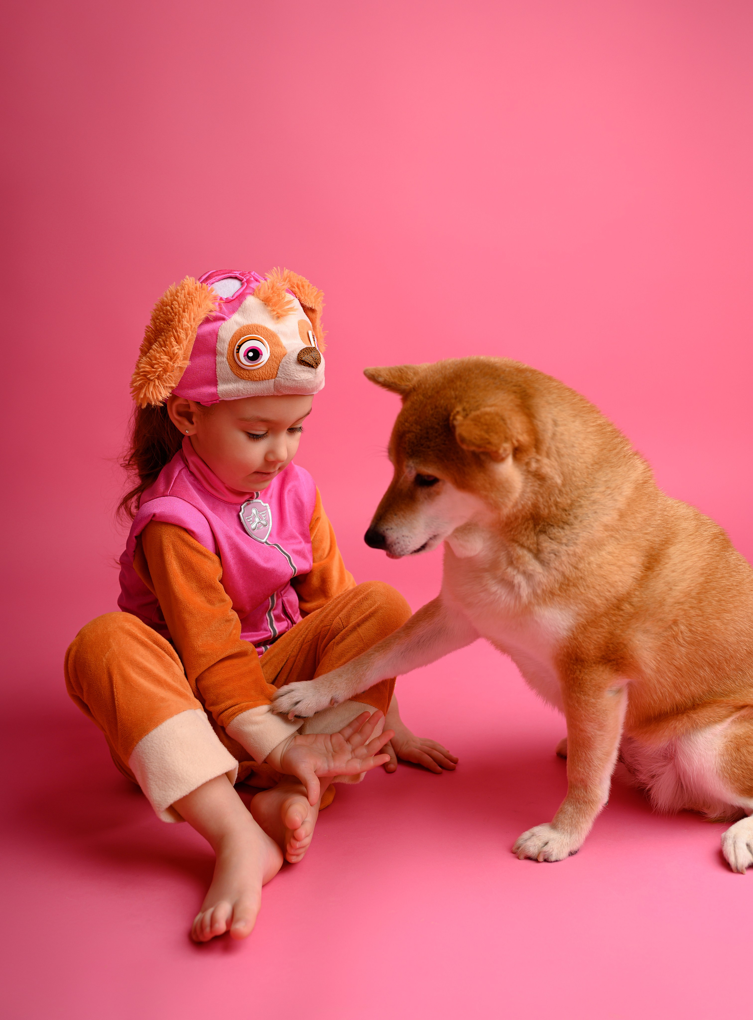 Дети и собачки. Семейный, детский фотограф в Москве Дегтярева Анастасия