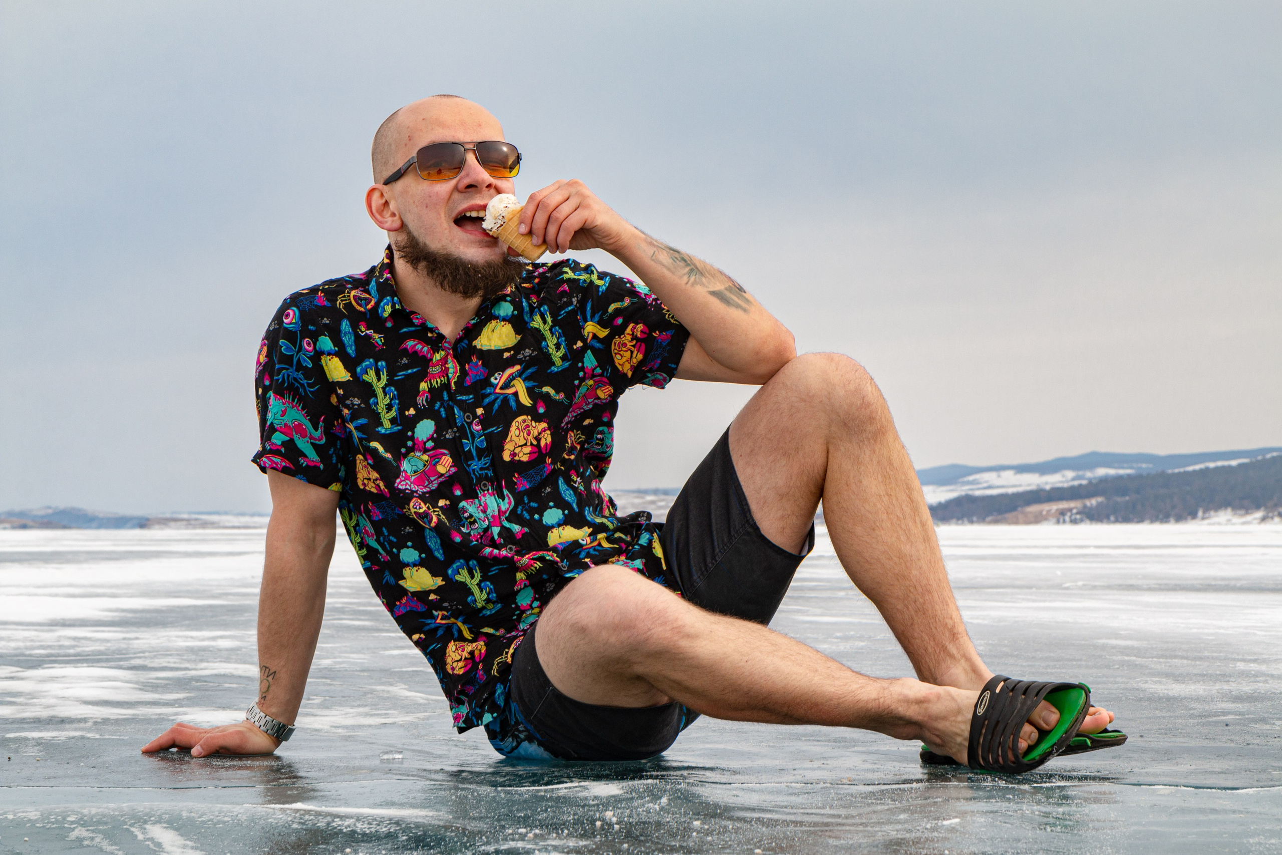 Байкал, зима 2023. Предметный и репортажный фотограф Алексей Кротов