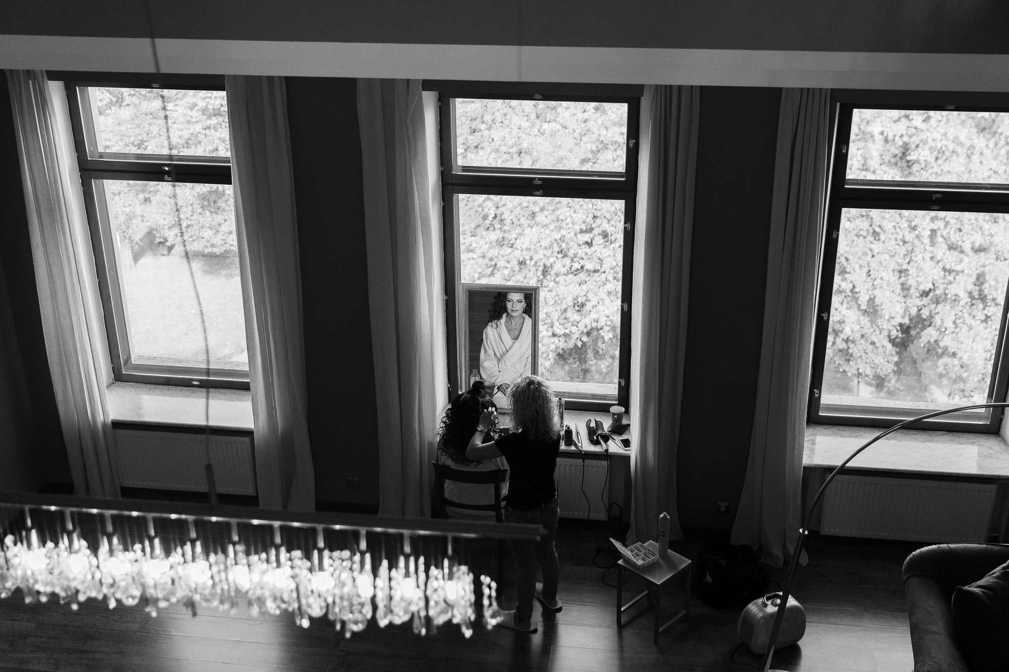 Сборы невесты в апартаментах