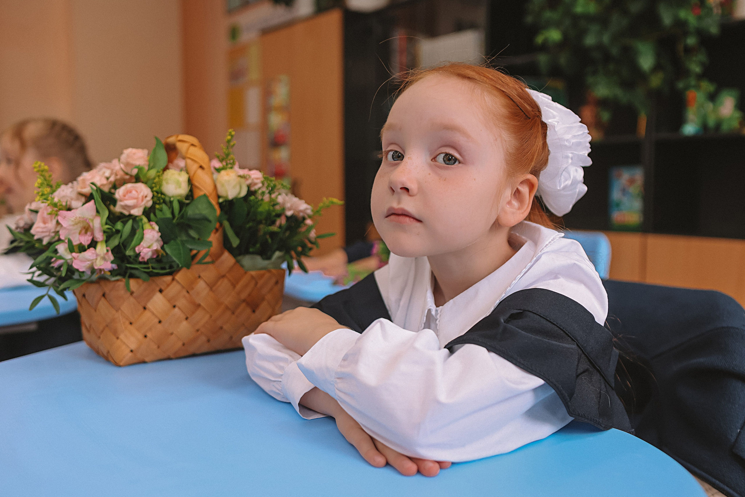 1 сентября линейка+кл час+портреты. Семейный фотограф Тюмень, фотограф на роды Салмина Мария