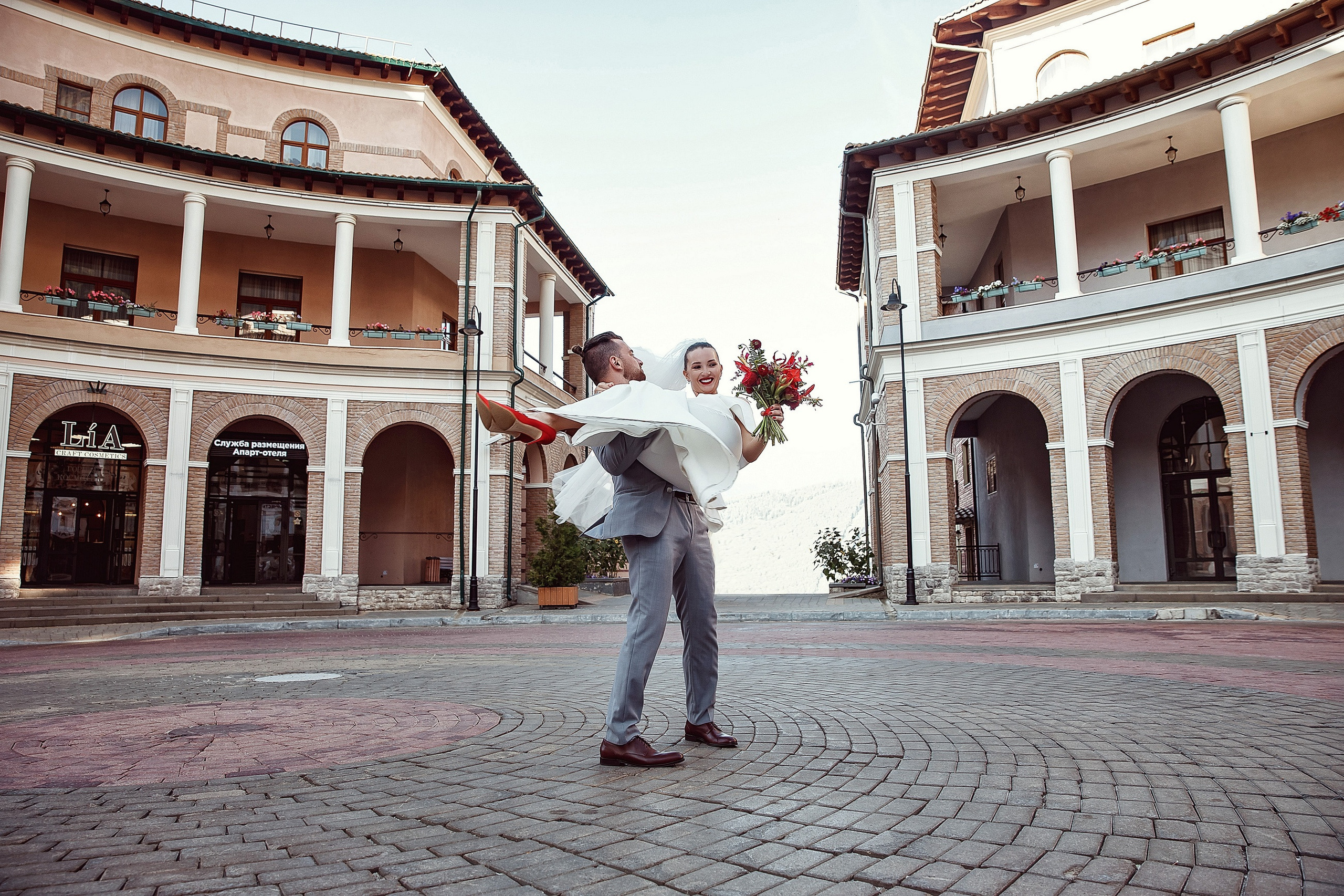 Свадьба в горах / Свадебная фотосессия в Красной поляне. Свадебный и семейный фотограф в Сочи Денис Вялов