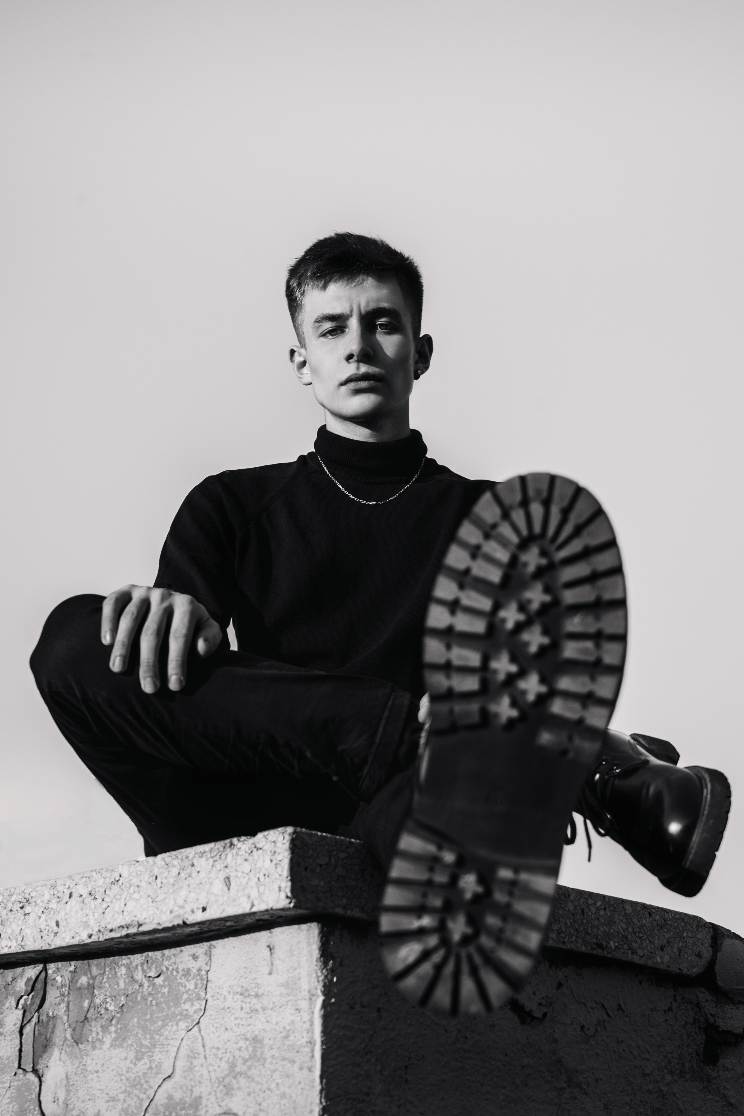 мужская фотосессия чб Питер