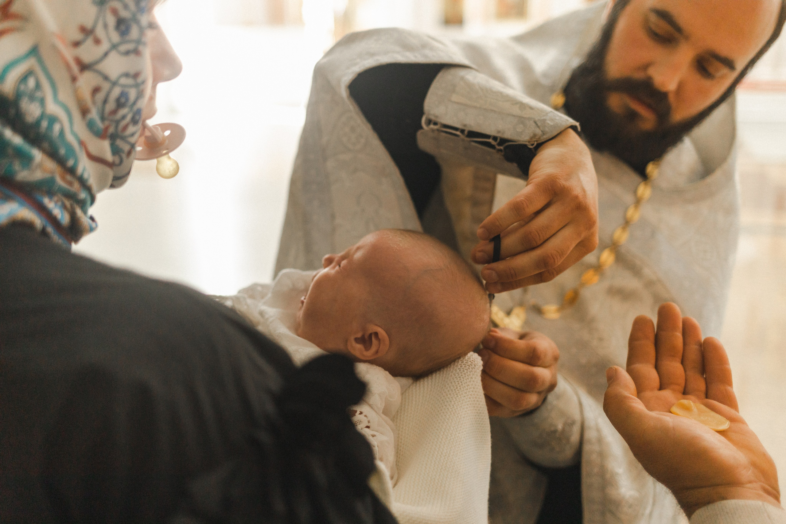 Крещение Стефании. Семейный фотограф в Москве