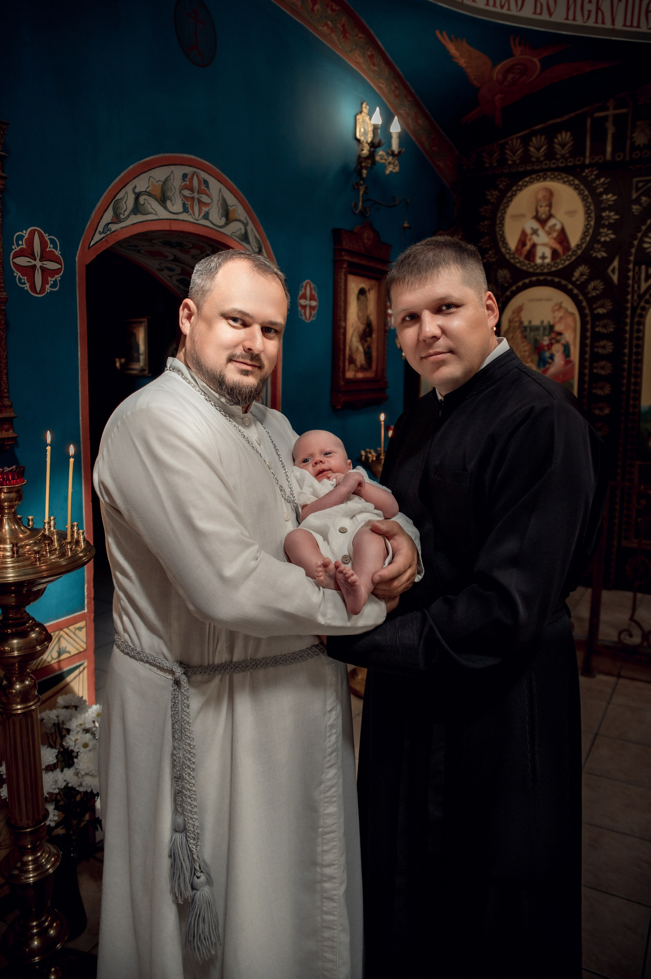 Таинство Крещения Филиппа, Храм святых Новомучеников и Исповедников Российских г. Волжский. Церковный, семейный и репортажный фотограф Волгоград, Волжский