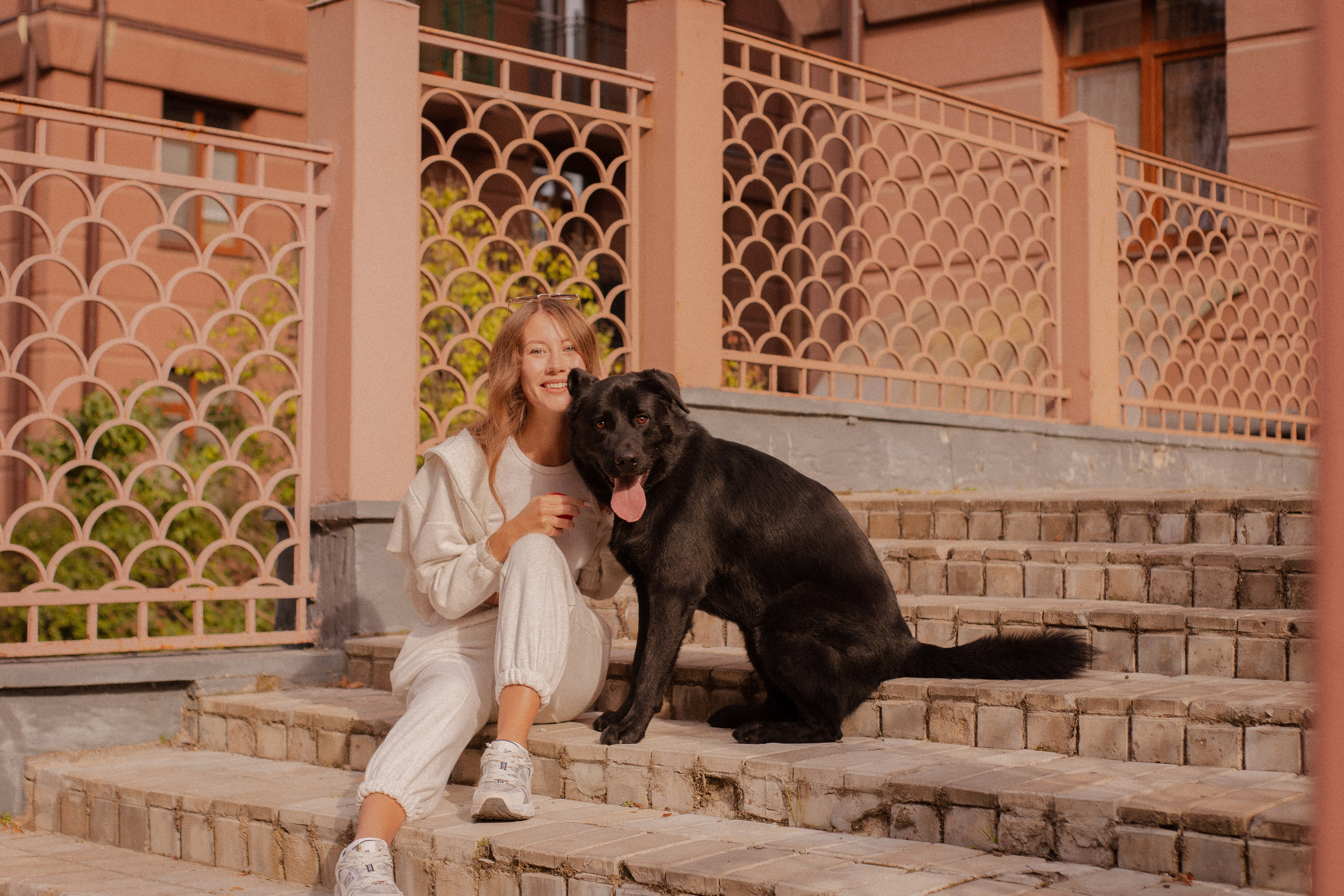 Анна и Лаки. Фотограф-анималист Мария Баркевич | Москва