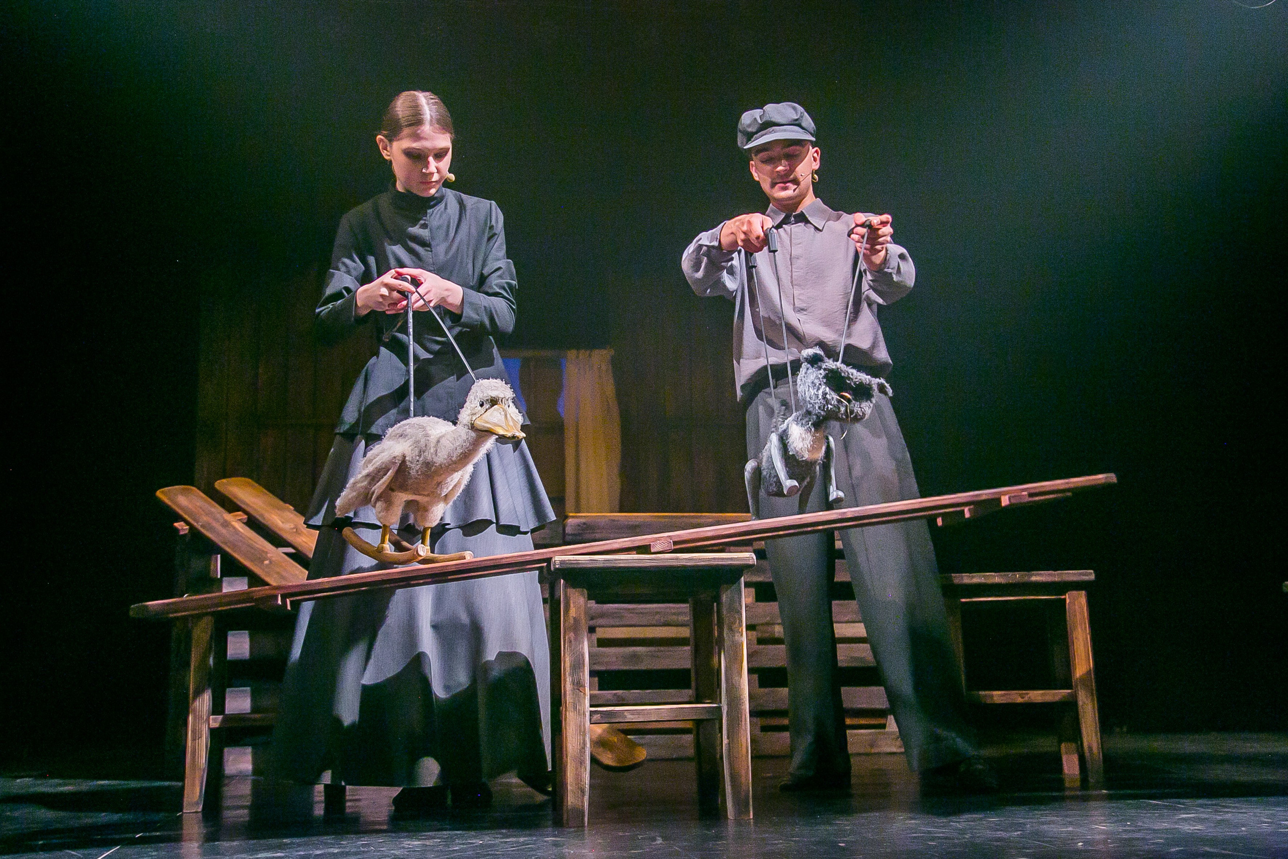 Спектакль «Каштанка». Художник по свету Максим Сергачев