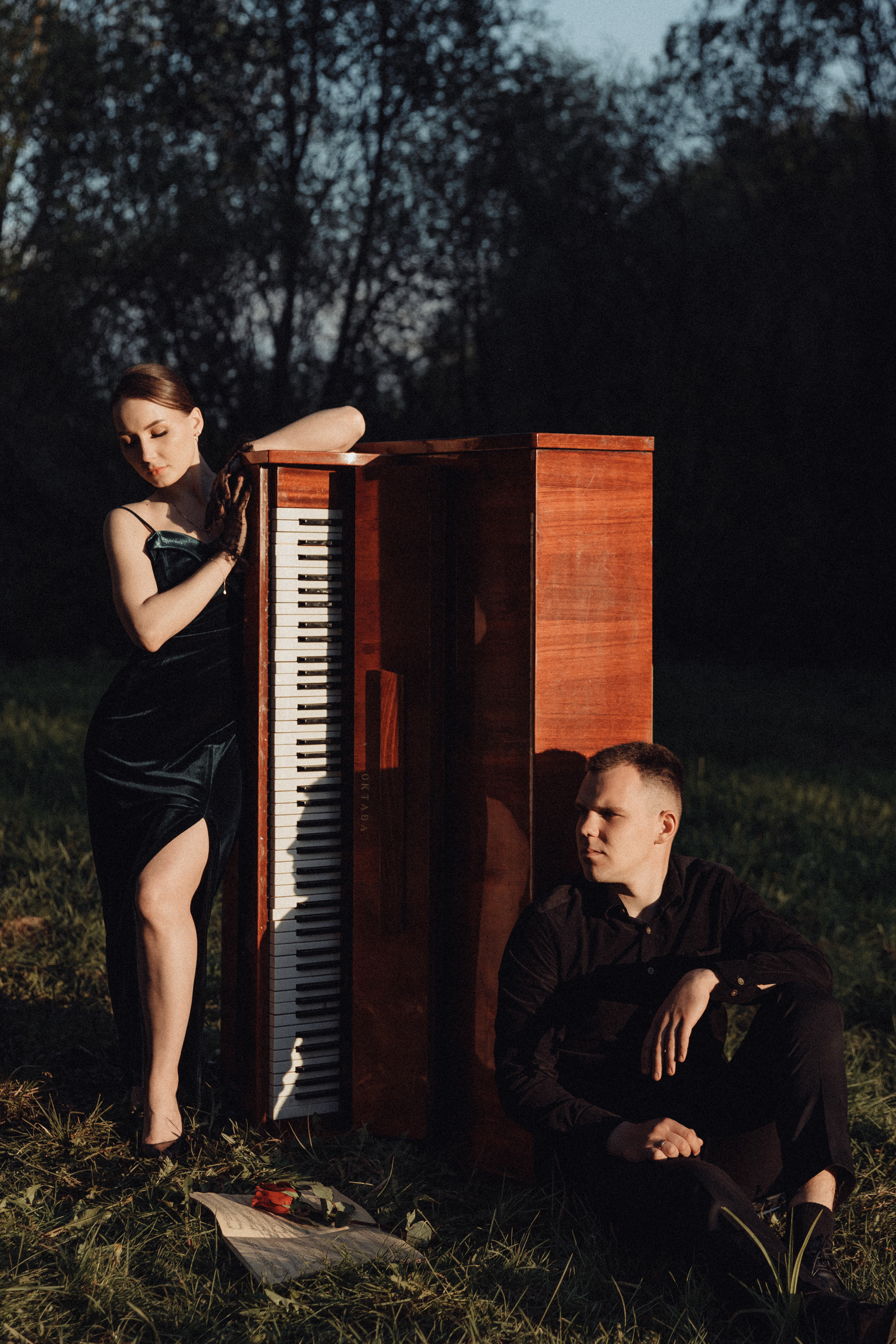 Sofia and Pasha and piano. Свадебный фотограф Казань Чебоксары Москва