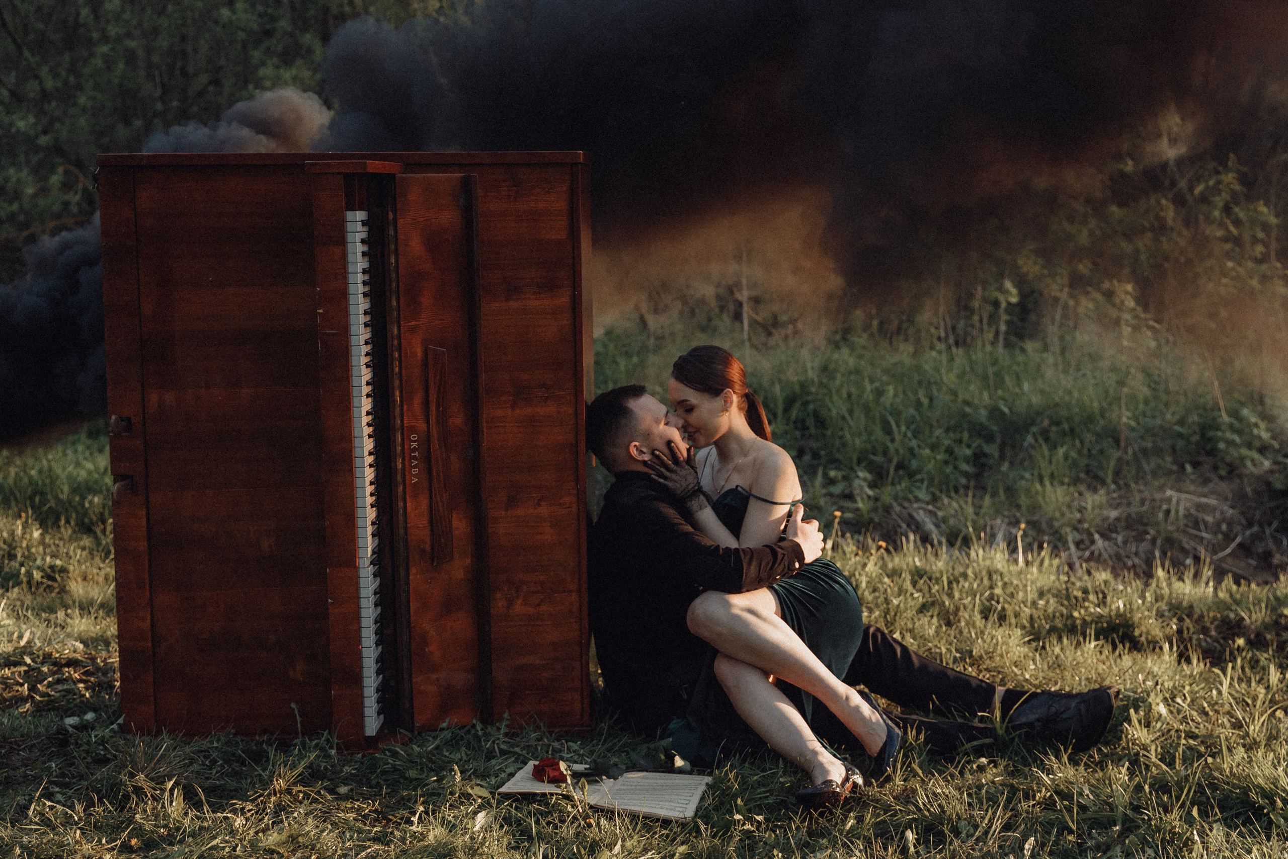 Sofia and Pasha and piano. Свадебный фотограф Казань Чебоксары Москва