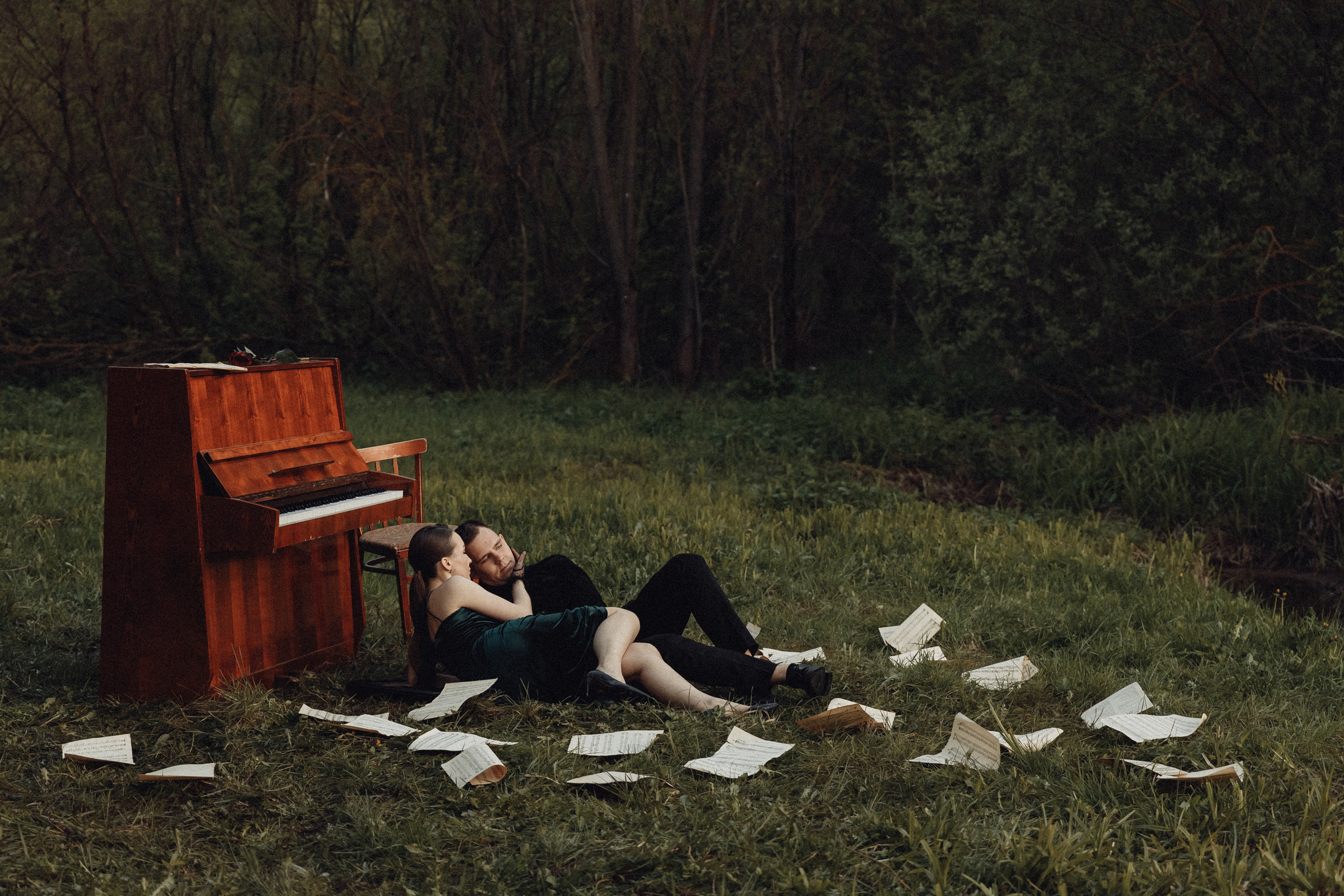 Sofia and Pasha and piano. Свадебный фотограф Казань Чебоксары Москва