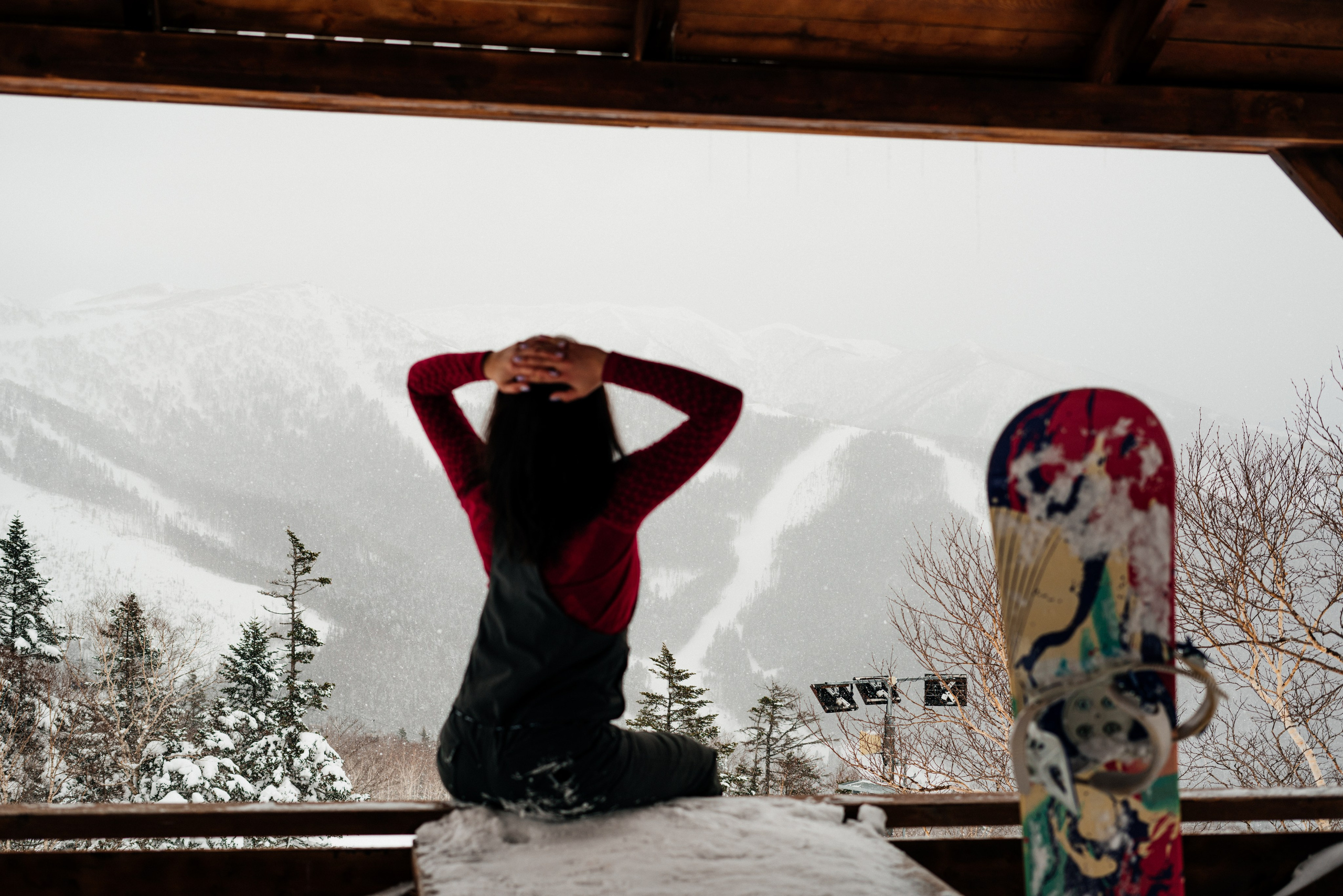 Лыжницы против сноубордисток. Фотограф сахалин
