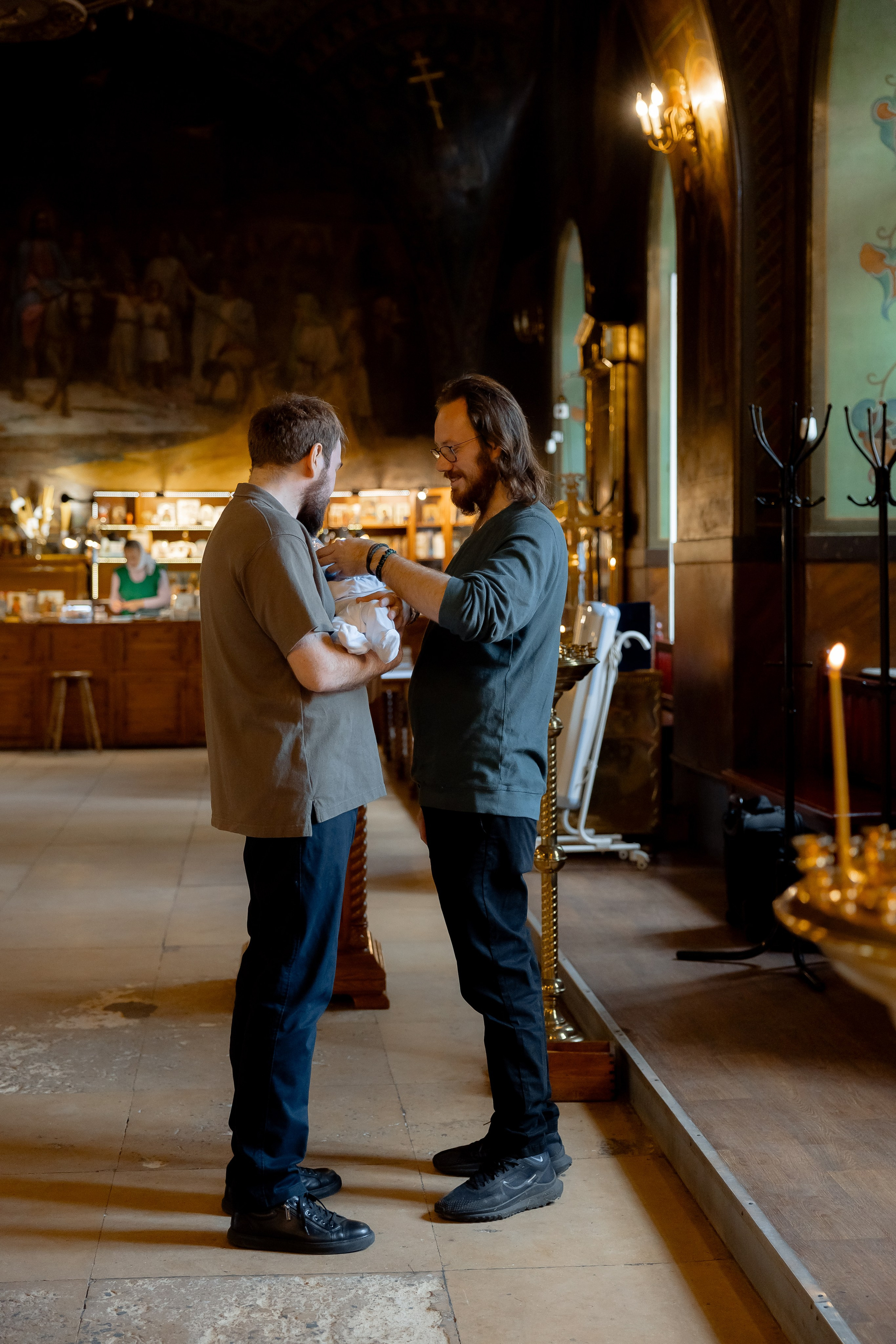 Таинство крещения Марка. Свадебный фотограф в Москве