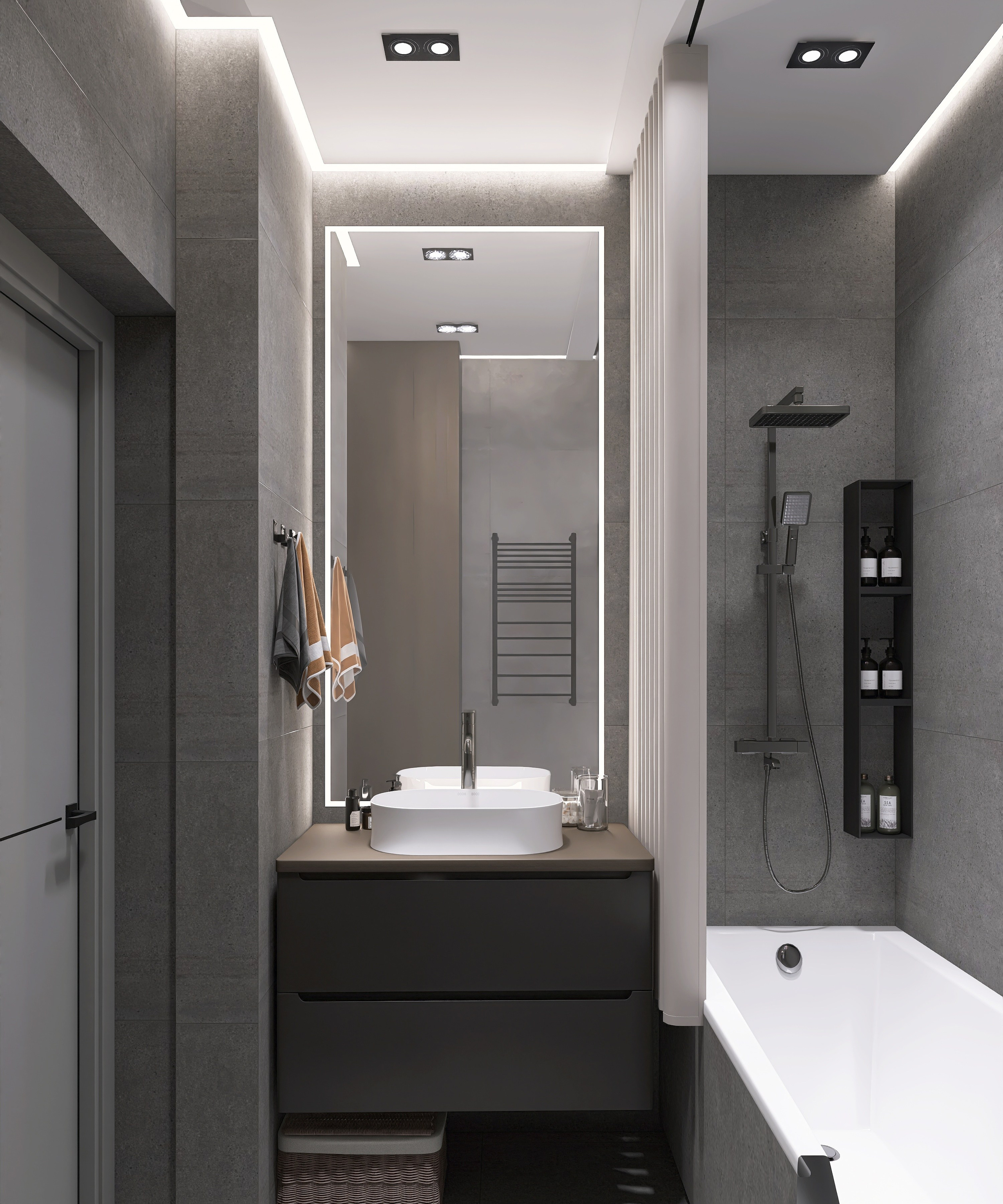 ЖК  на Добролюбова. Площадь 65 кв. м. Дизайнер интерьера в Новосибирске_Елена Сергеева