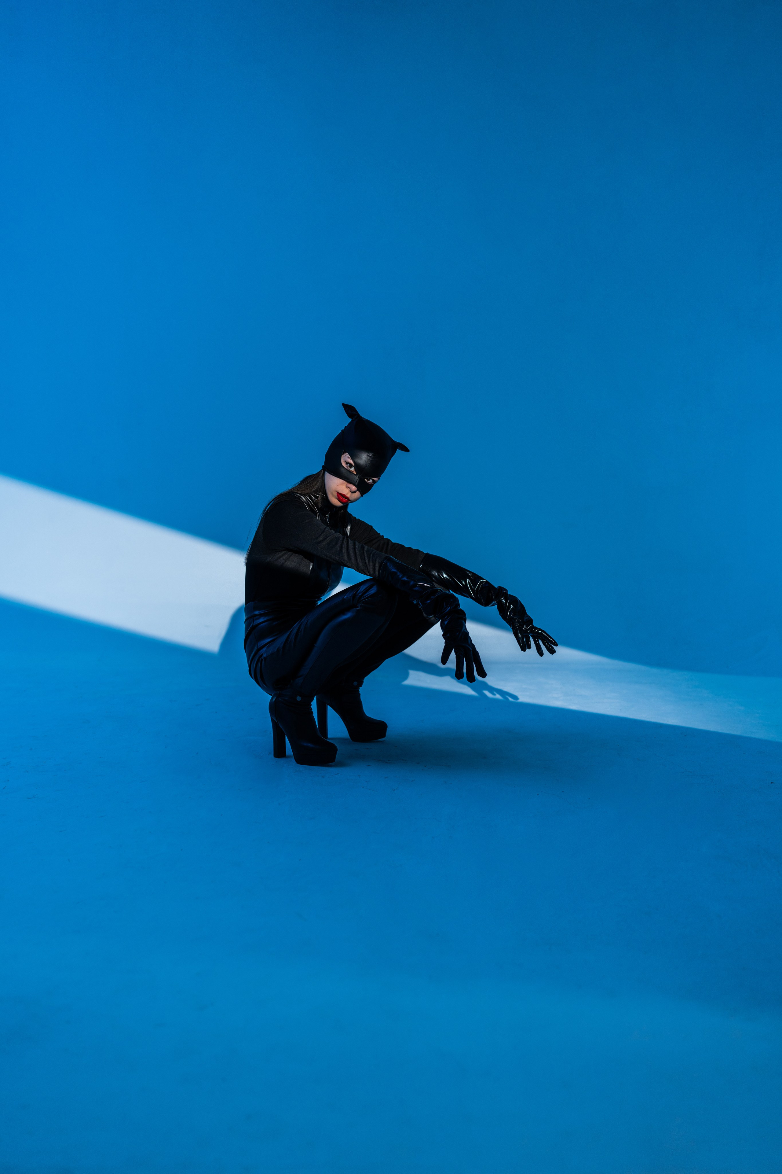 Женщина кошка. Модель Камилла. Свадебный и индивидуальный фотограф Аля Мамакова