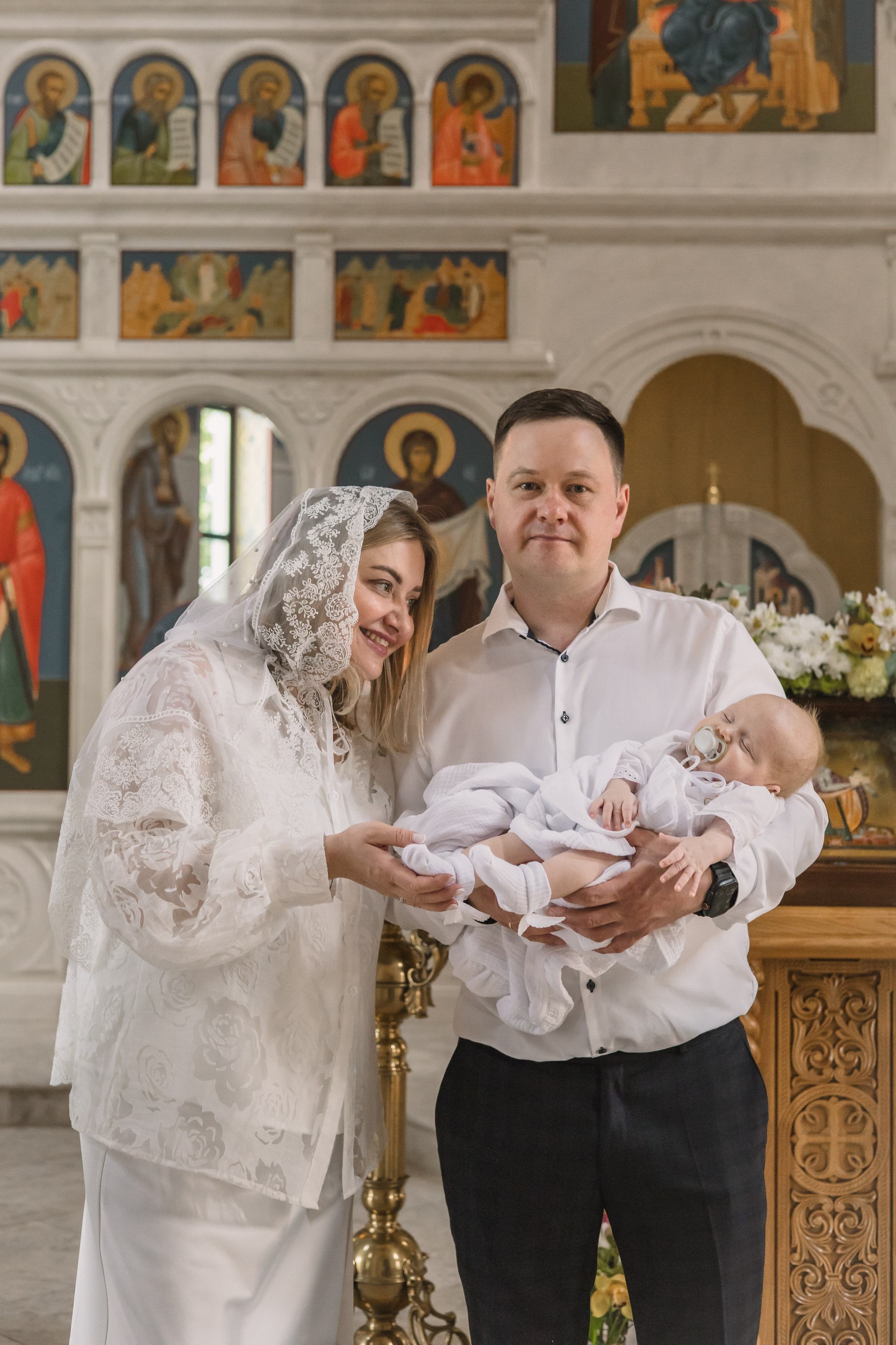 Крещение Степана. Семейный фотограф в Одинцово и Москве Эдита Власян
