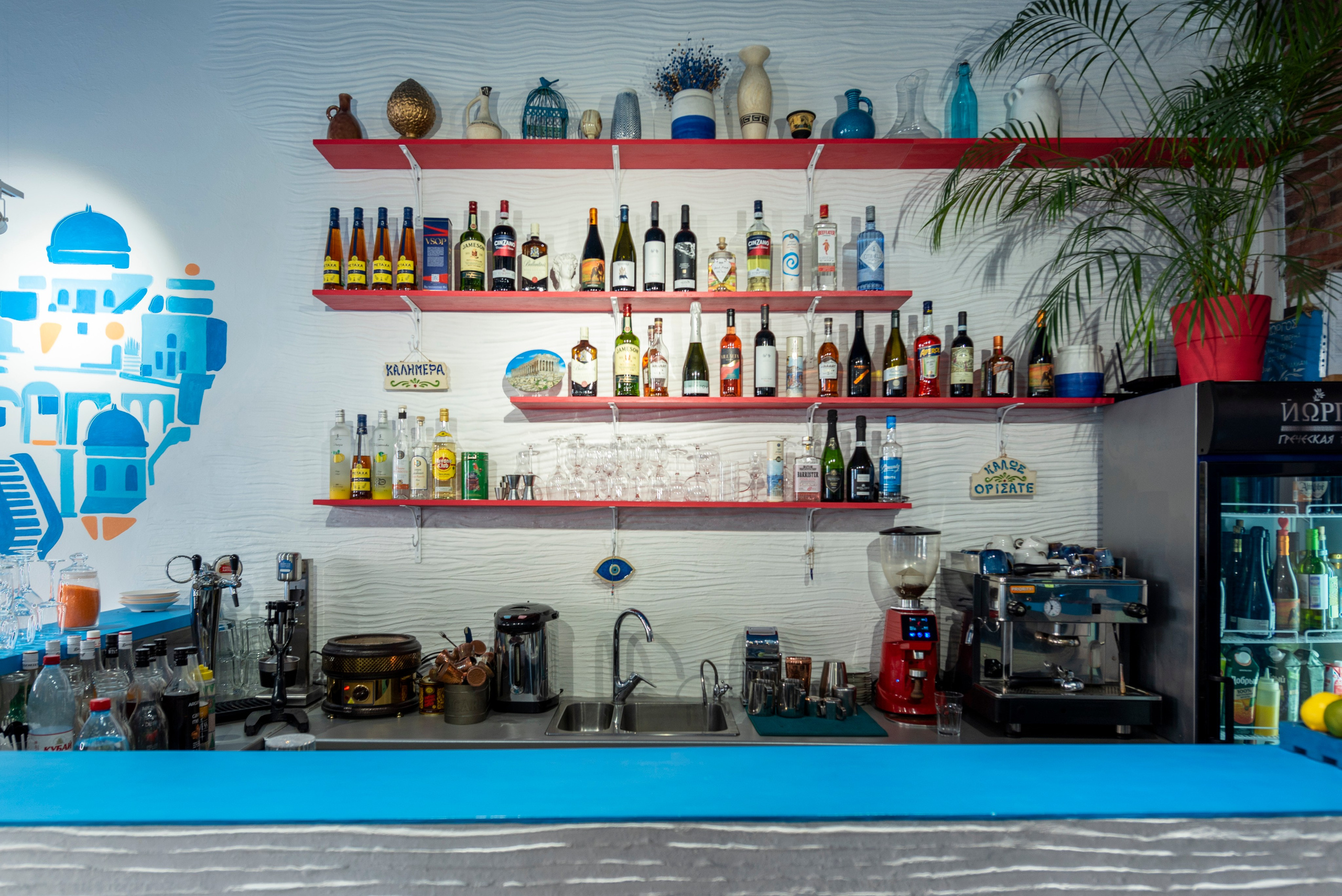 Греческая Таверна Йоргос. Интерьерный и репортажный фотограф в Краснодаре Дмитрий Вальков