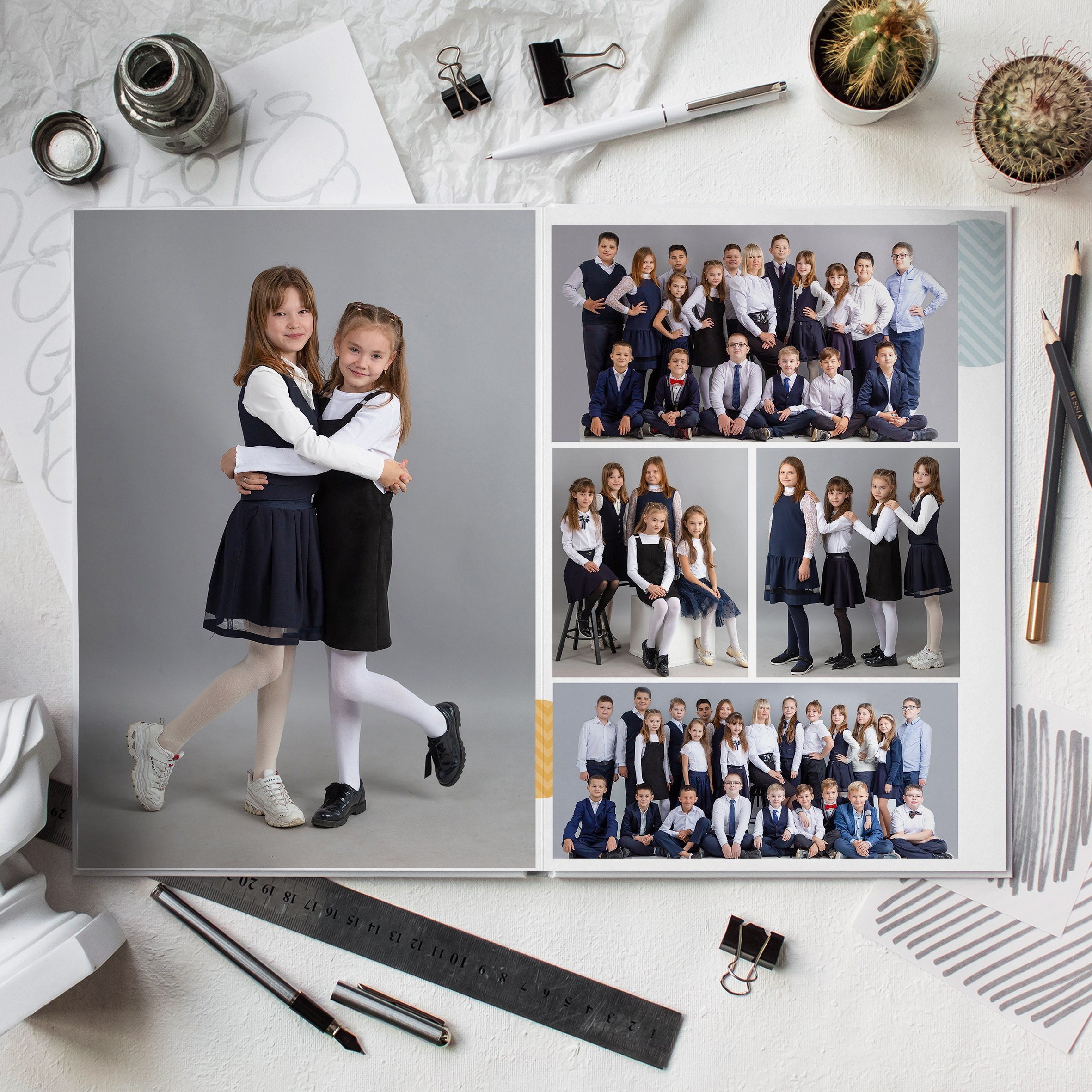 🎓 Начальная школа. Выпускные альбомы для школы и детского сада — школьный фотограф Подольск, Троицк, Щербинка, Москва