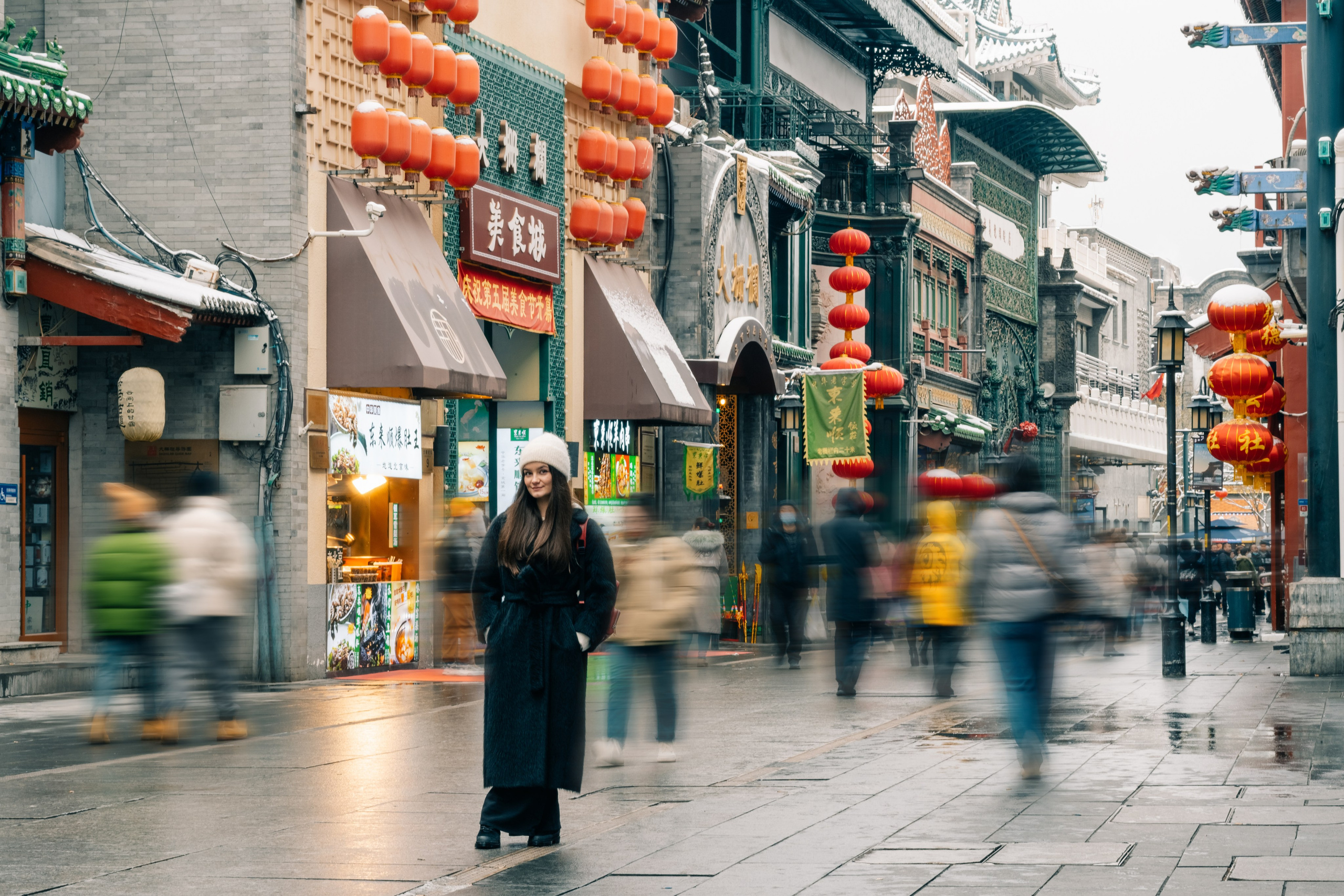 Winter Beijing, photoshoot