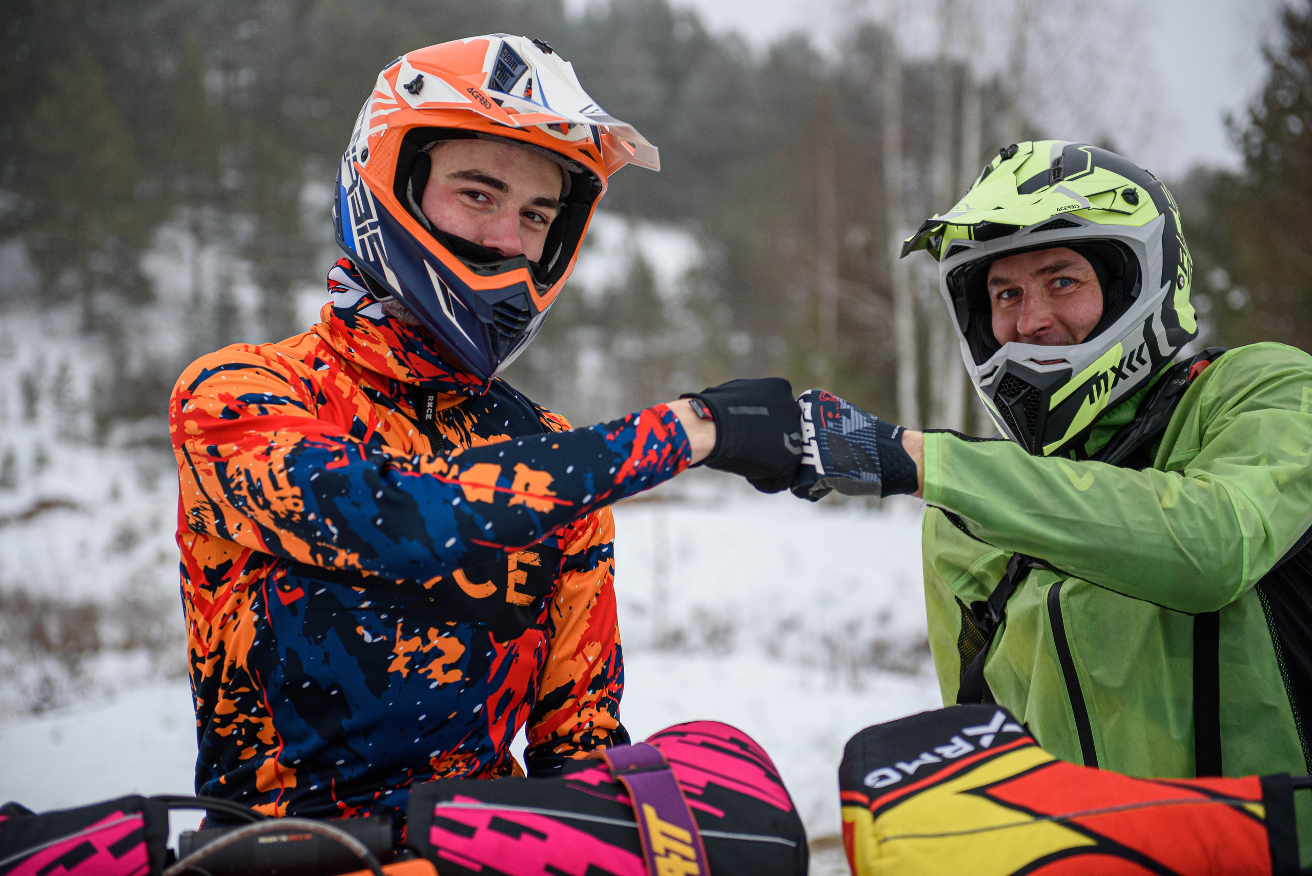 Предновогодняя тренировка в Павлово. Мотофотограф в Нижнем Новгороде Динара Зуйкова