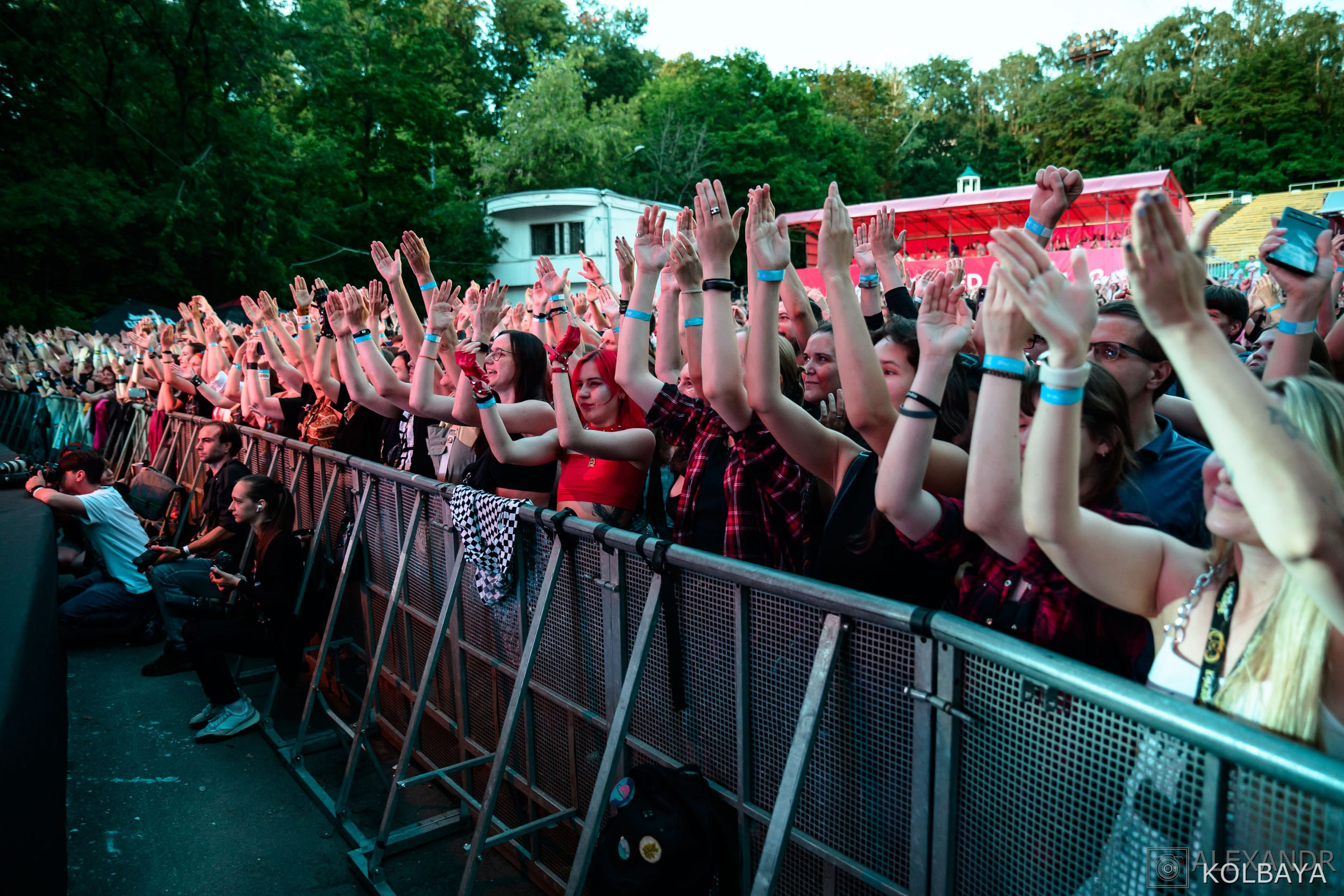 Концерт группы Эпидемия в Зеленом театре. Концертный и театральный репортажный фотограф в Москве Александр Колбая