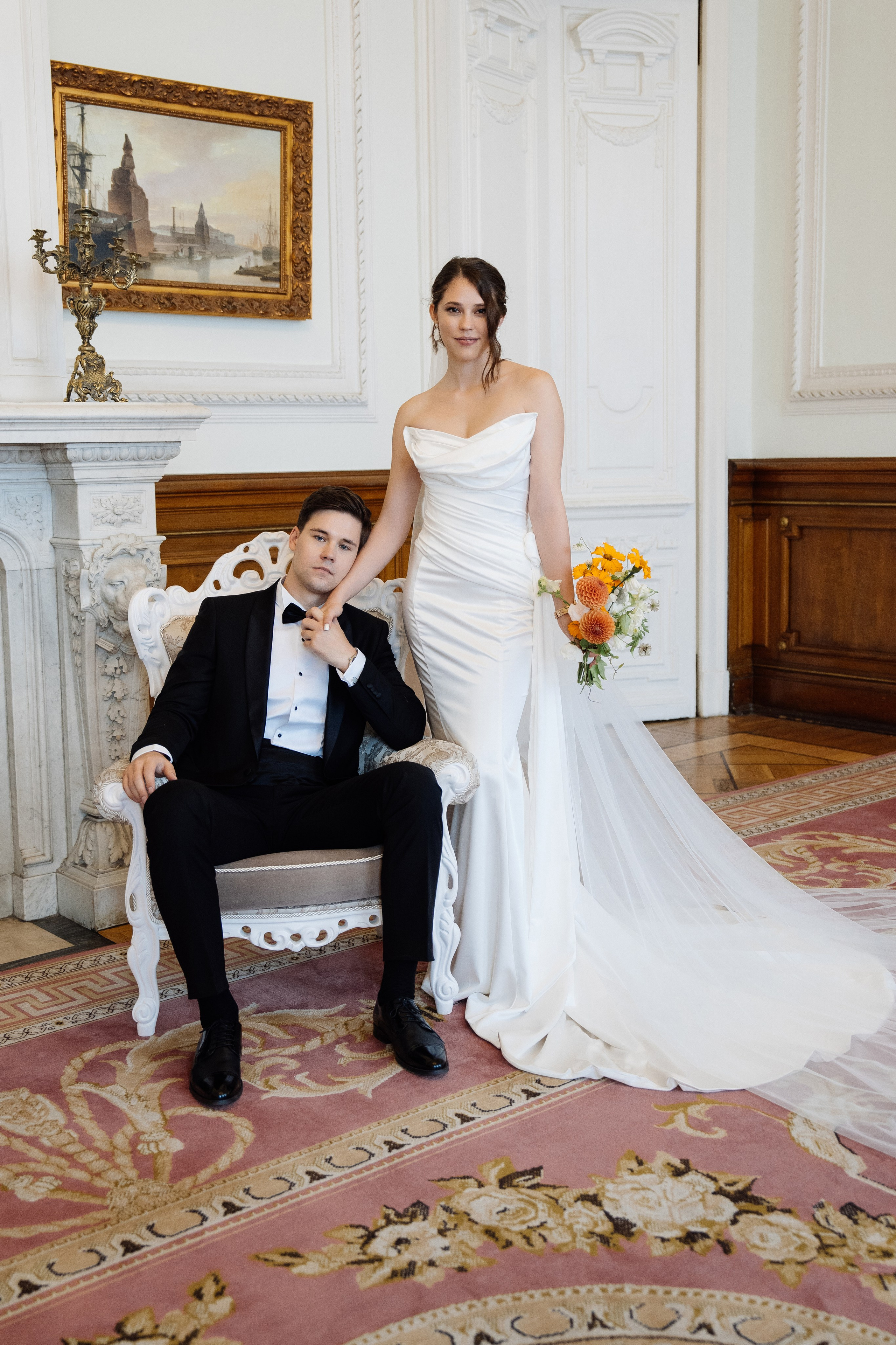 Оранжевая свадьба в гребешках. Свадебный фотограф организатор в Санкт-Петербурге Ассоль Опарина