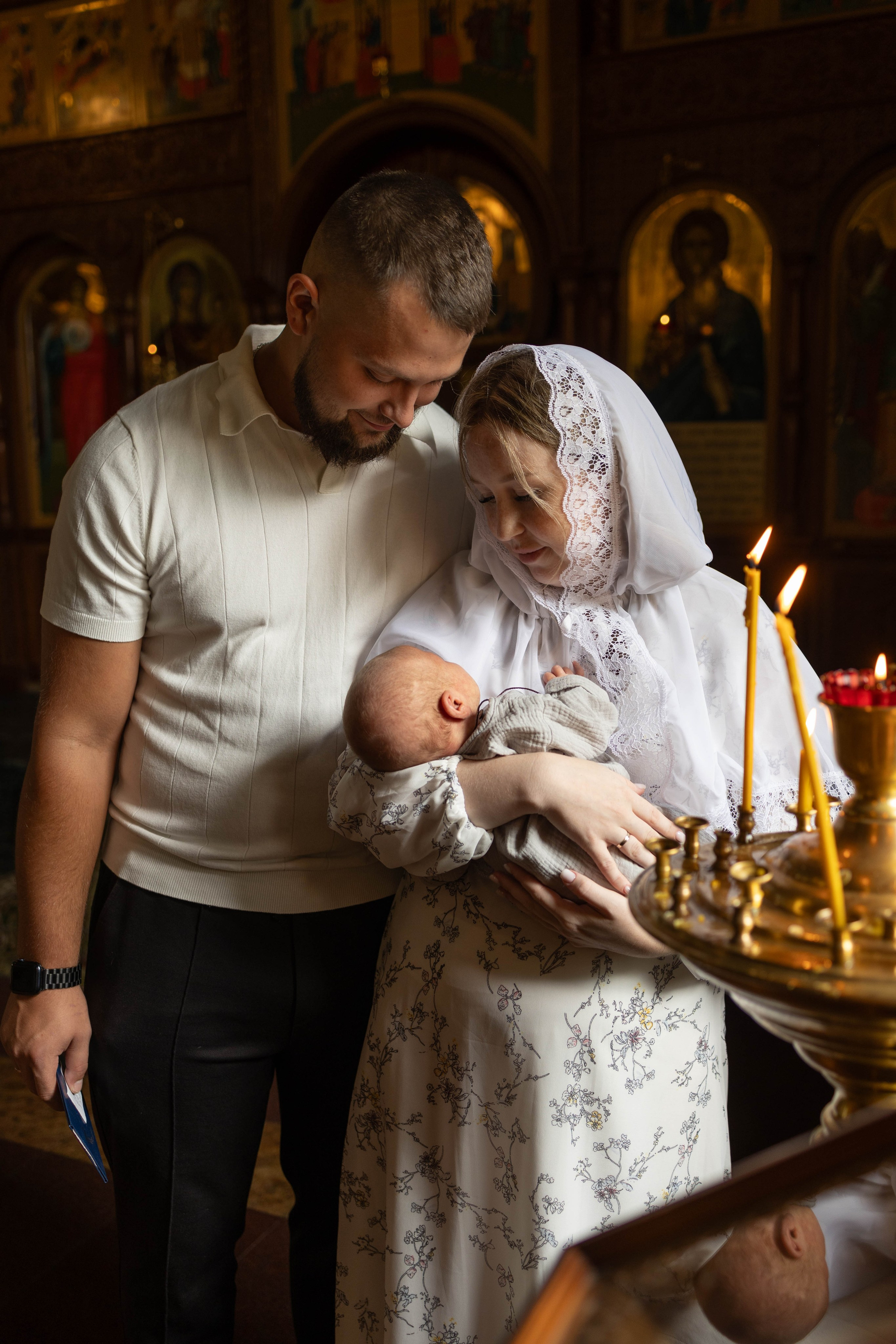 Съёмка крещения. Влада Семёнова — семейный и индивидуальный фотограф